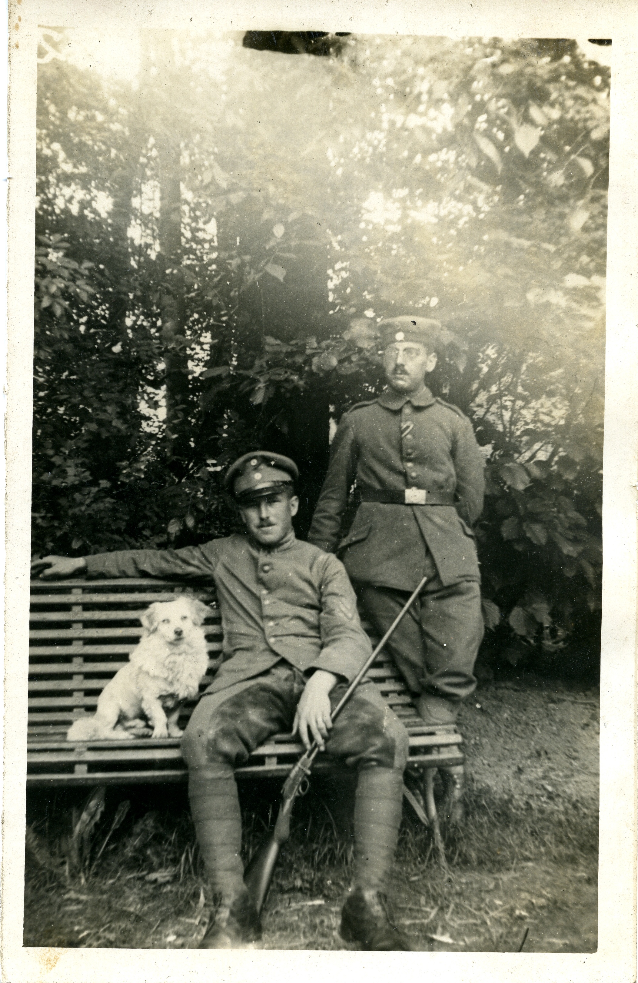 Fotopostkarte "Otto Deutsch und Anton Mohr" (Historisches Museum der Pfalz, Speyer CC BY)