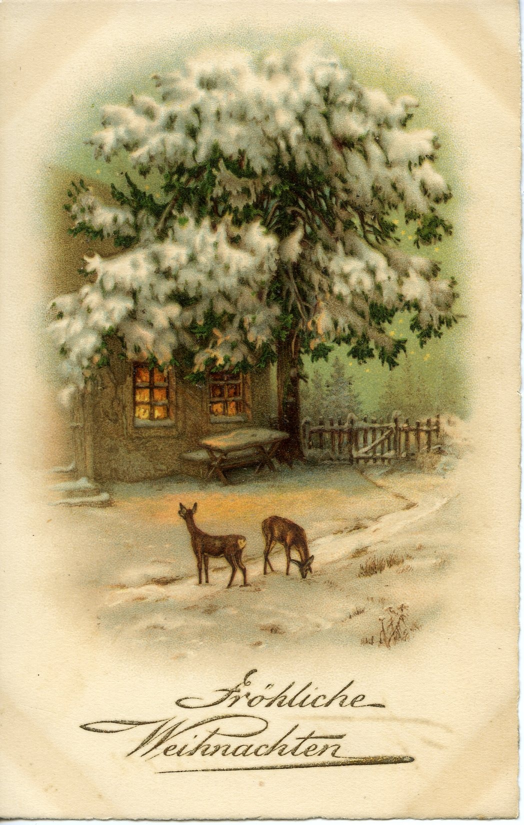 Postkarte Weihnachten 1930 (Historisches Museum der Pfalz, Speyer CC BY)