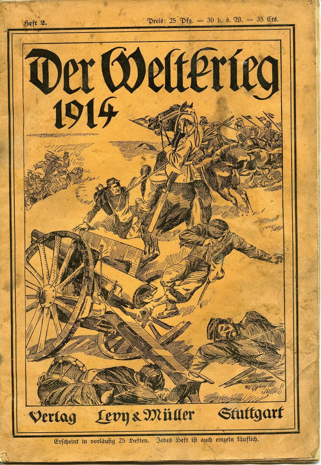 Zeitschrift "Der Weltkrieg 1914", Heft 2 (Historisches Museum der Pfalz, Speyer CC BY)