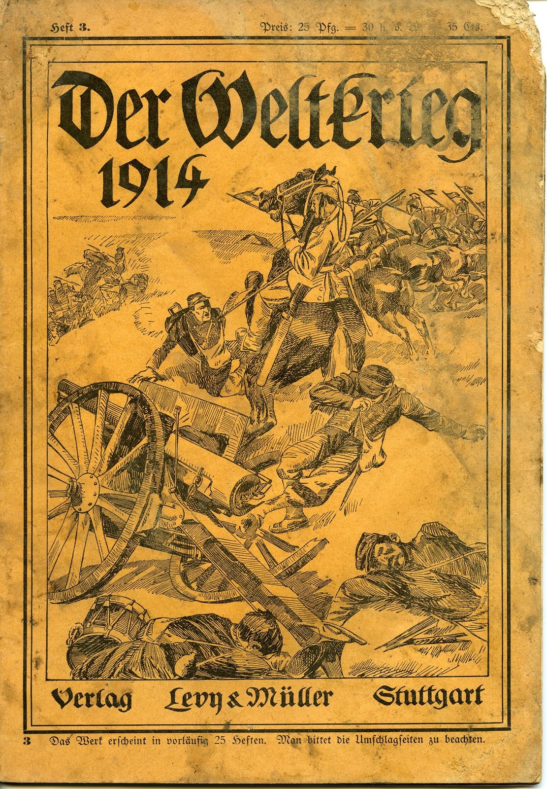 Zeitschrift "Der Weltkrieg 1914", Heft 3 (Historisches Museum der Pfalz, Speyer CC BY)