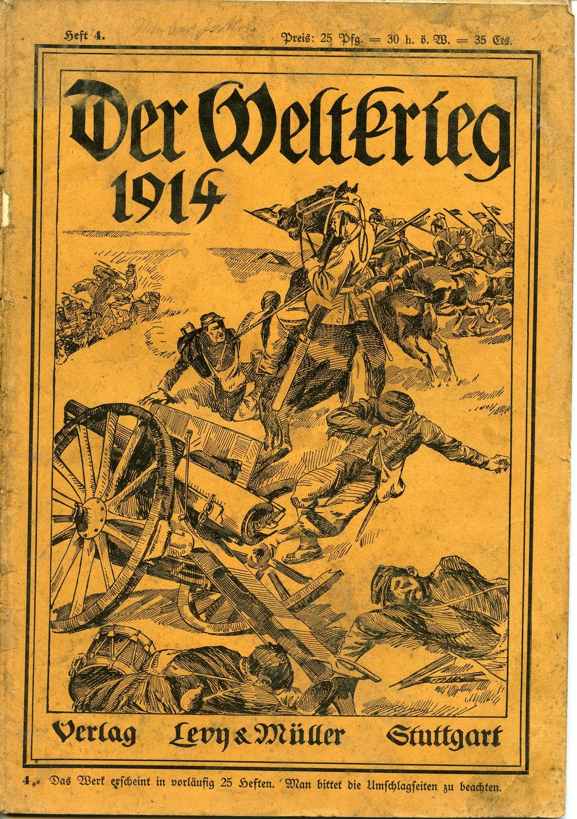 Zeitschrift "Der Weltkrieg 1914", Heft 4 (Historisches Museum der Pfalz, Speyer CC BY)