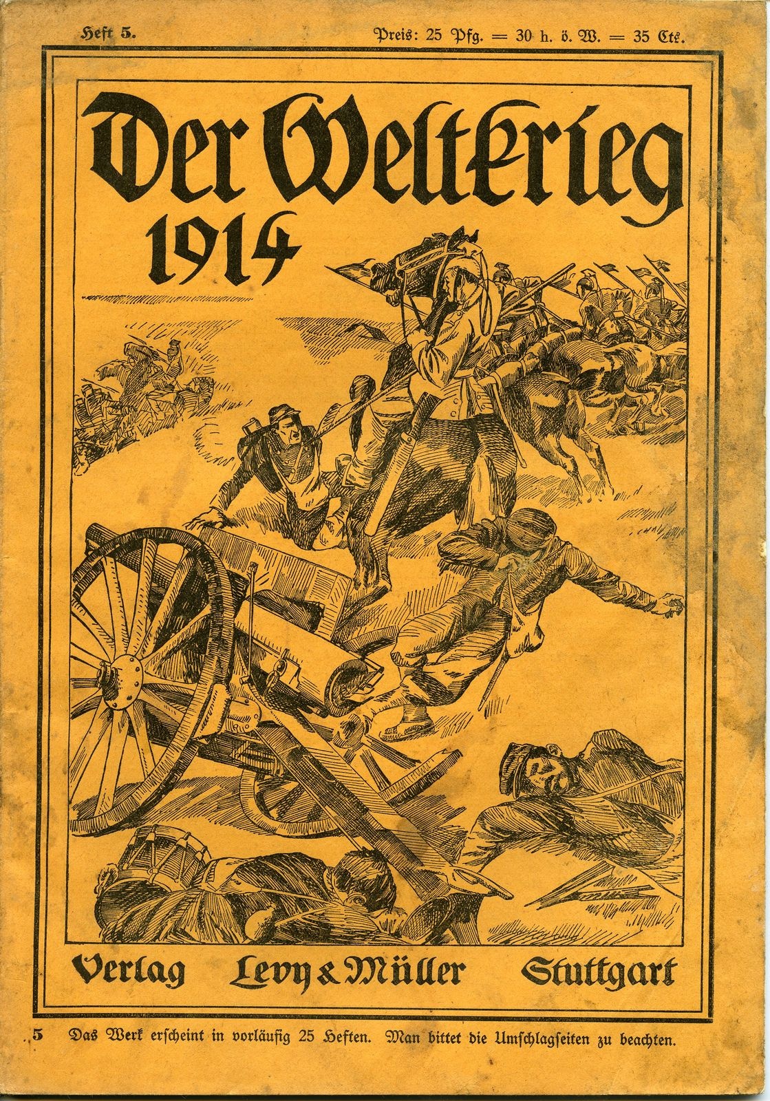 Zeitschrift "Der Weltkrieg 1914", Heft 5 (Historisches Museum der Pfalz, Speyer CC BY)