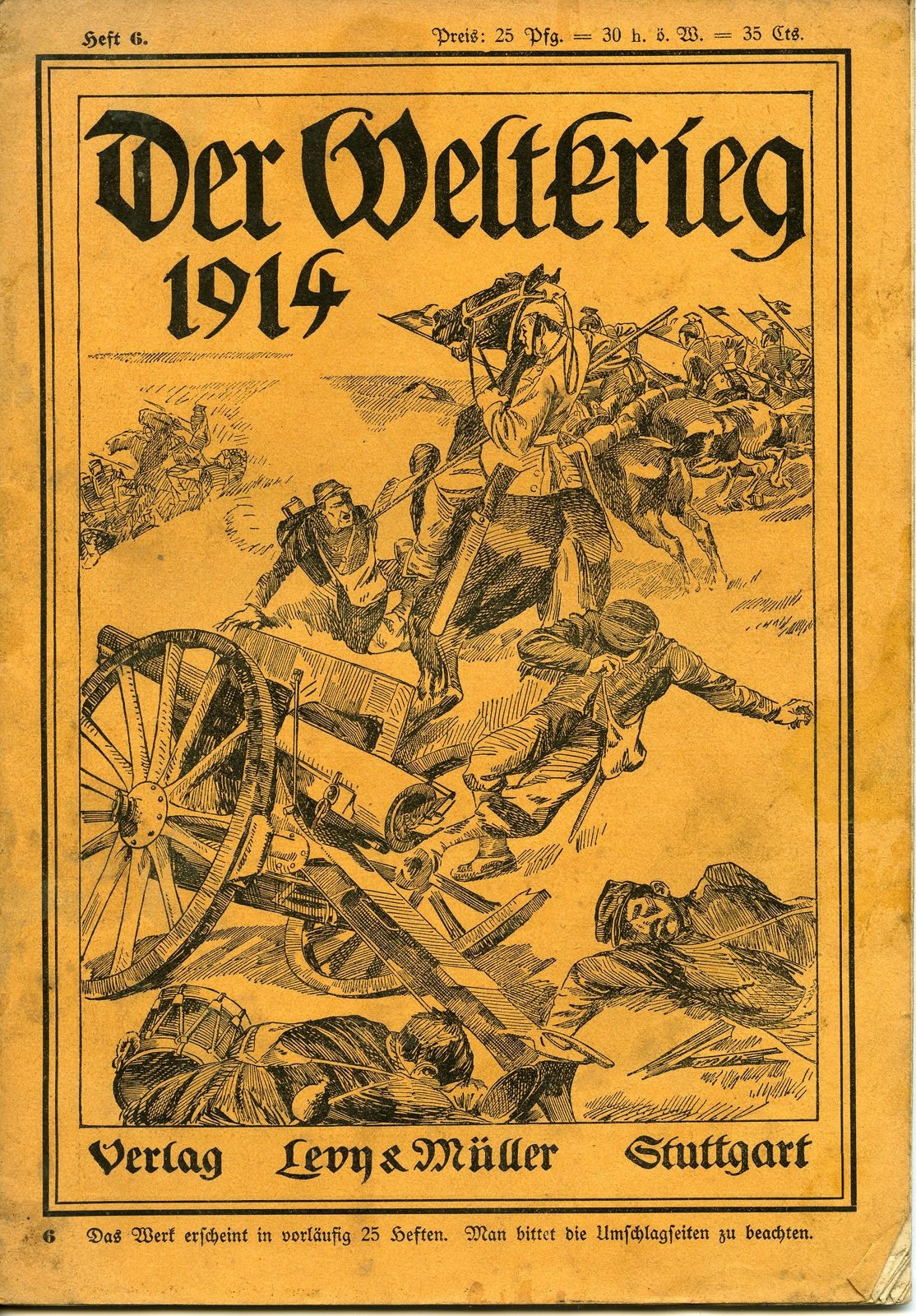 Zeitschrift "Der Weltkrieg 1914", Heft 6 (Historisches Museum der Pfalz, Speyer CC BY)