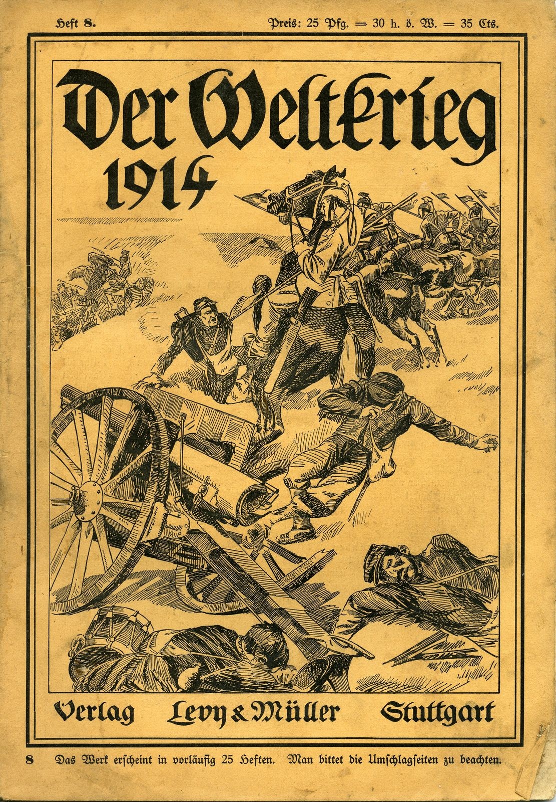 Zeitschrift "Der Weltkrieg 1914", Heft 8 (Historisches Museum der Pfalz, Speyer CC BY)