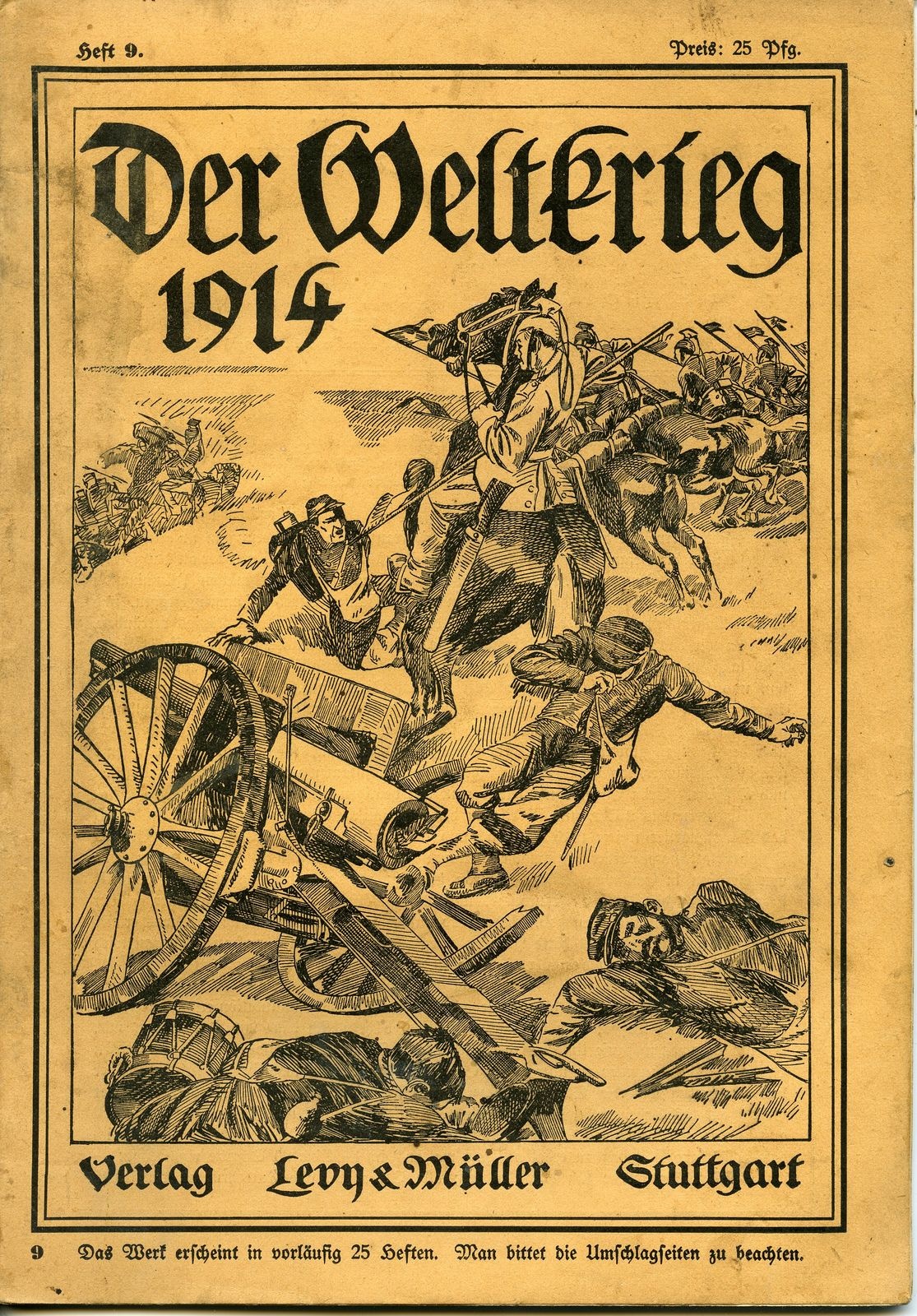 Zeitschrift "Der Weltkrieg 1914", Heft 9 (Historisches Museum der Pfalz, Speyer CC BY)