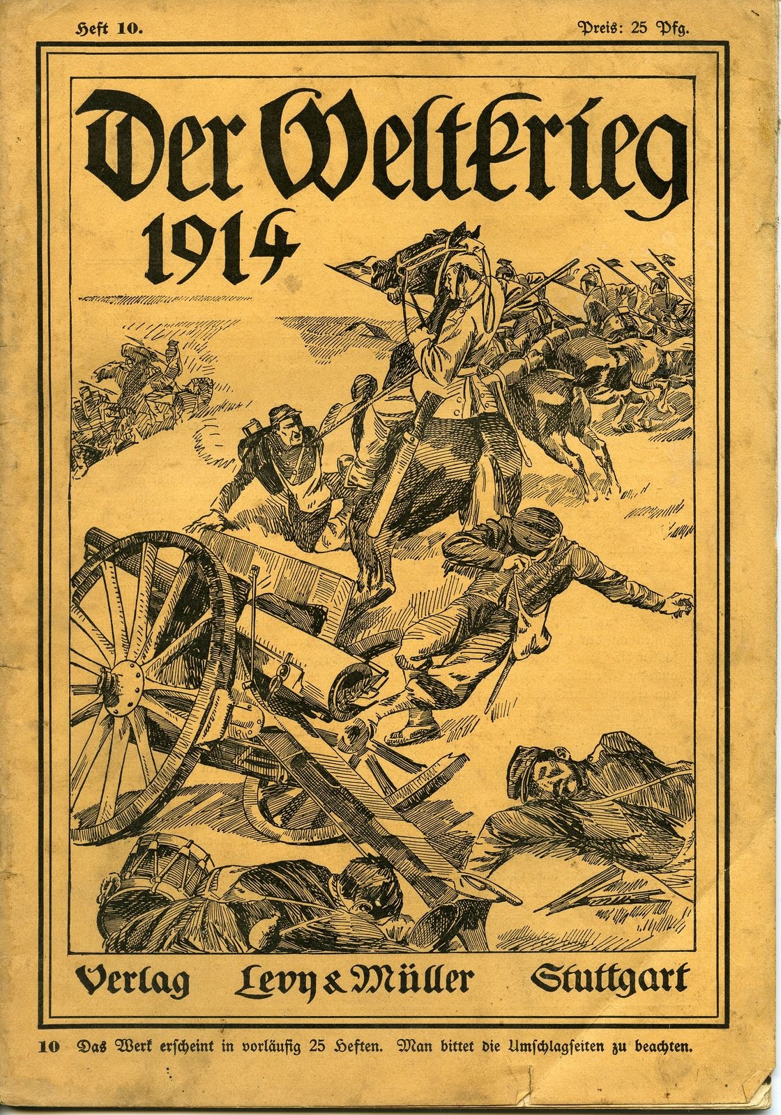 Zeitschrift "Der Weltkrieg 1914", Heft 9 (Historisches Museum der Pfalz, Speyer CC BY)