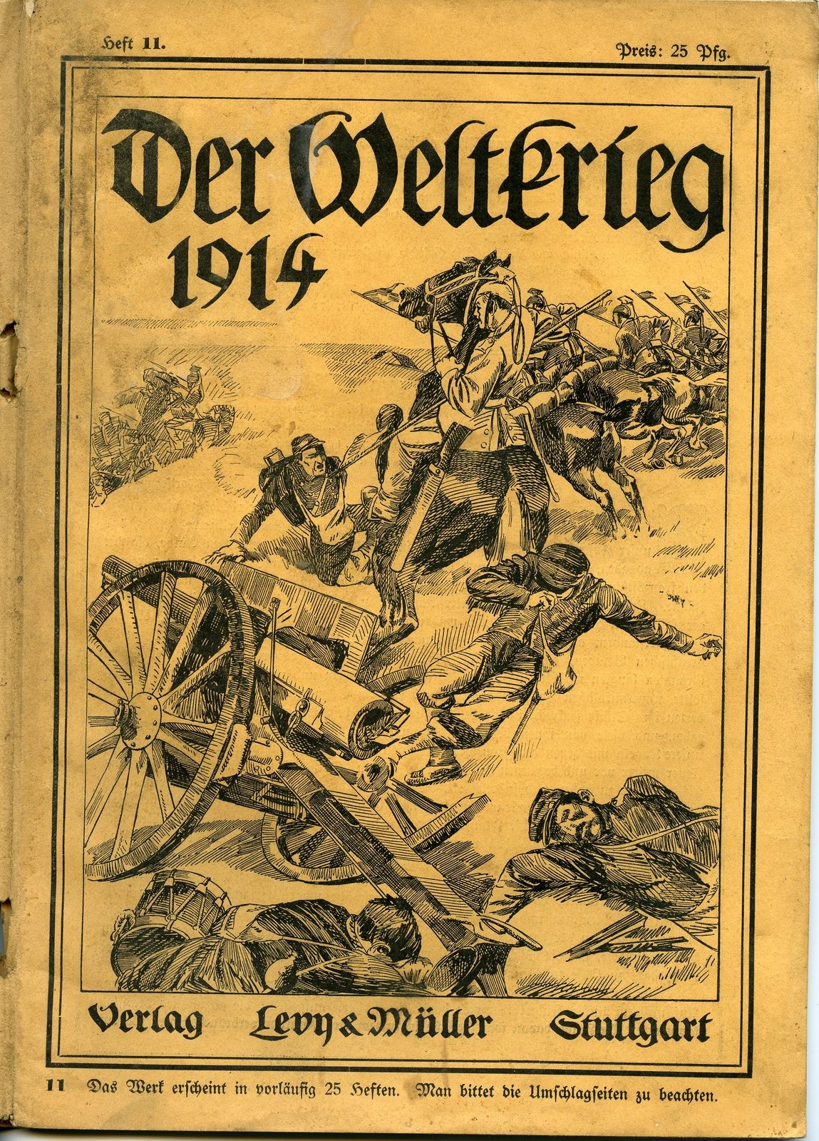 Zeitschrift "Der Weltkrieg 1914", Heft 11 (Historisches Museum der Pfalz, Speyer CC BY)