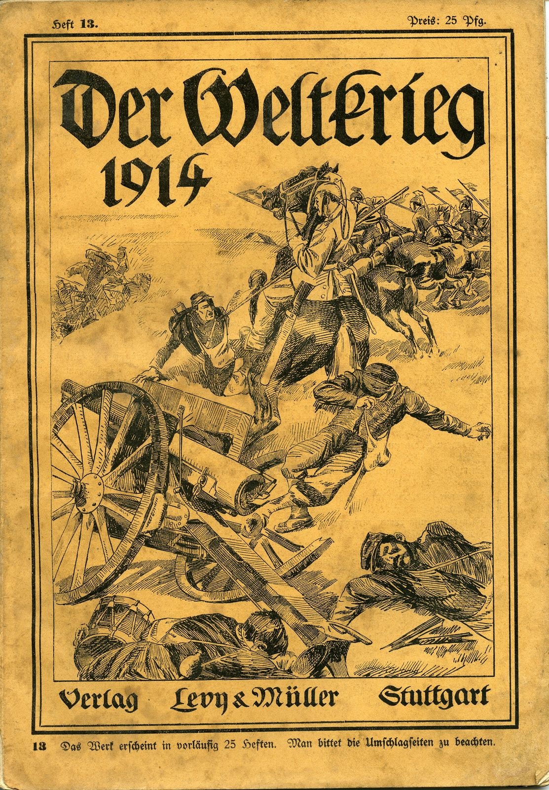 Zeitschrift "Der Weltkrieg 1914", Heft 13 (Historisches Museum der Pfalz, Speyer CC BY)