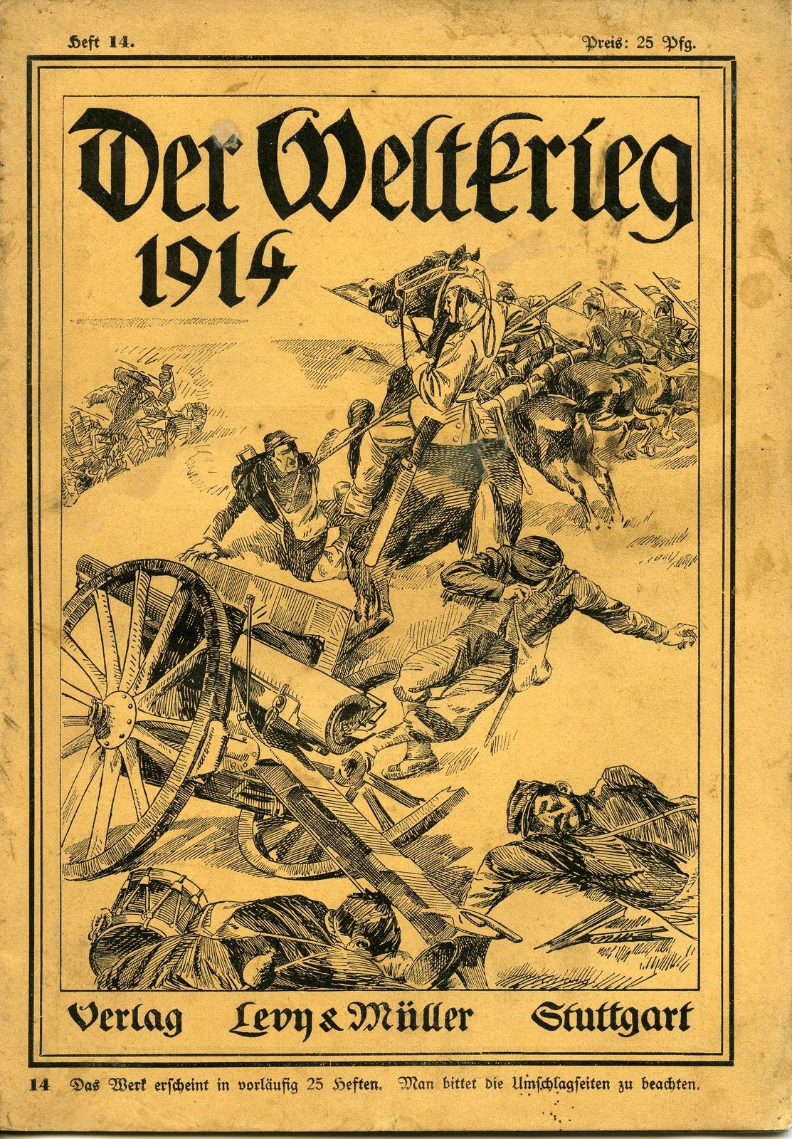Zeitschrift "Der Weltkrieg 1914", Heft 14 (Historisches Museum der Pfalz, Speyer CC BY)
