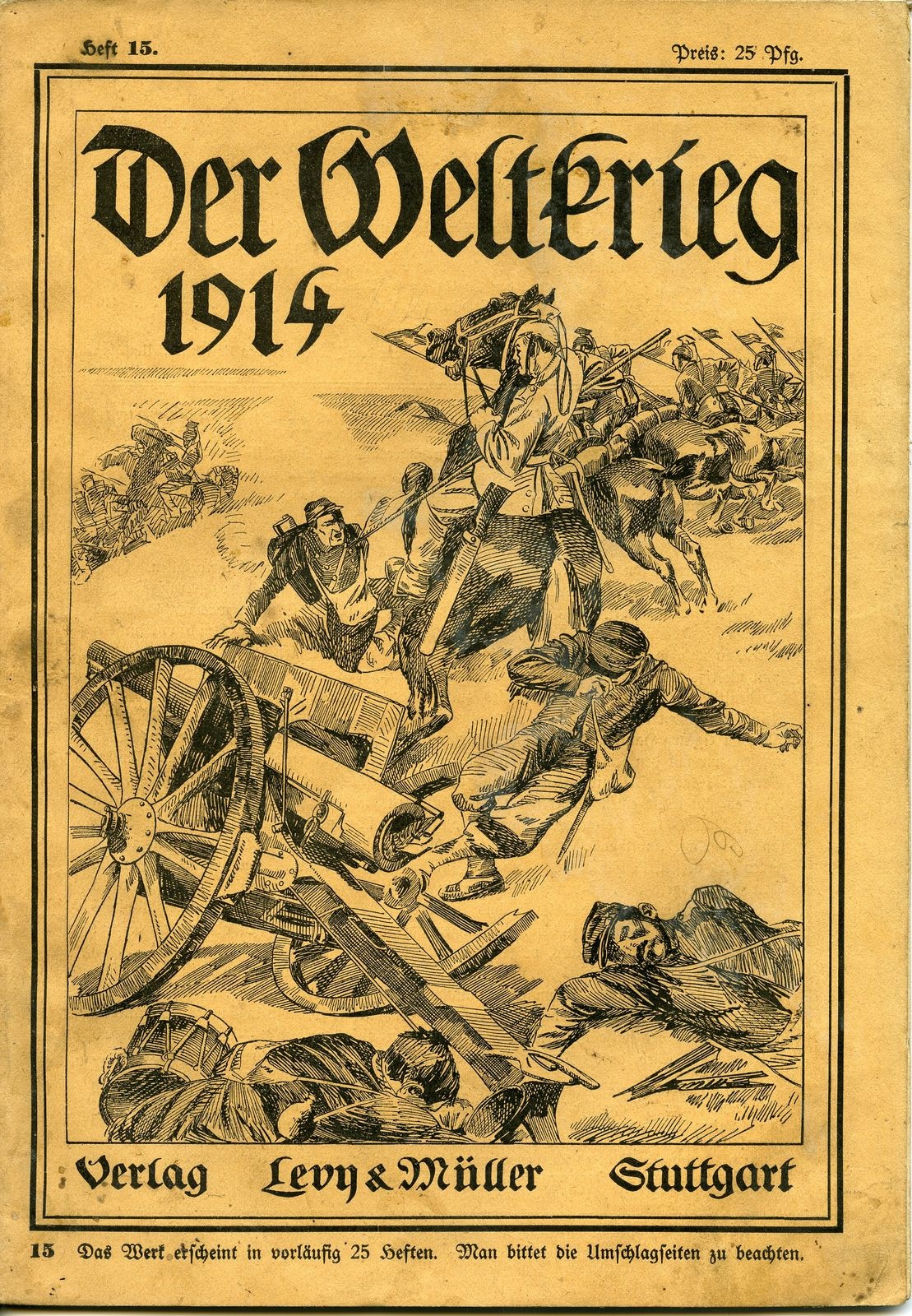 Zeitschrift "Der Weltkrieg 1914", Heft 15 (Historisches Museum der Pfalz, Speyer CC BY)
