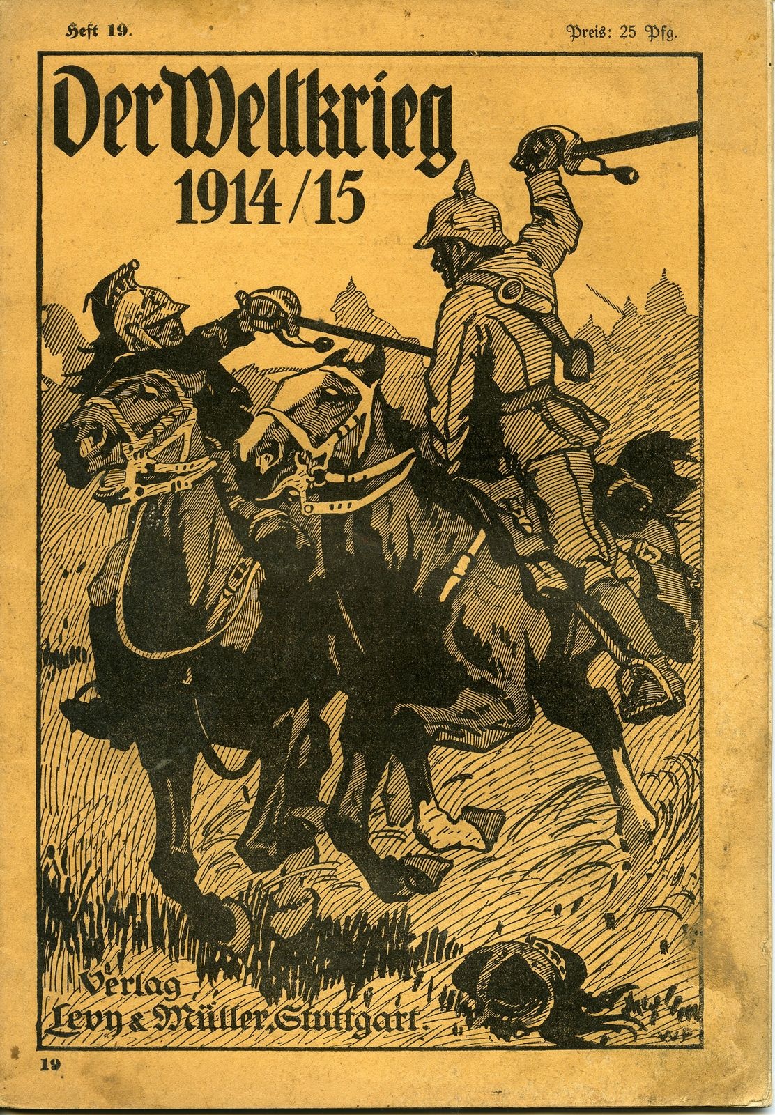 Zeitschrift "Der Weltkrieg 1914", Heft 19 (Historisches Museum der Pfalz, Speyer CC BY)
