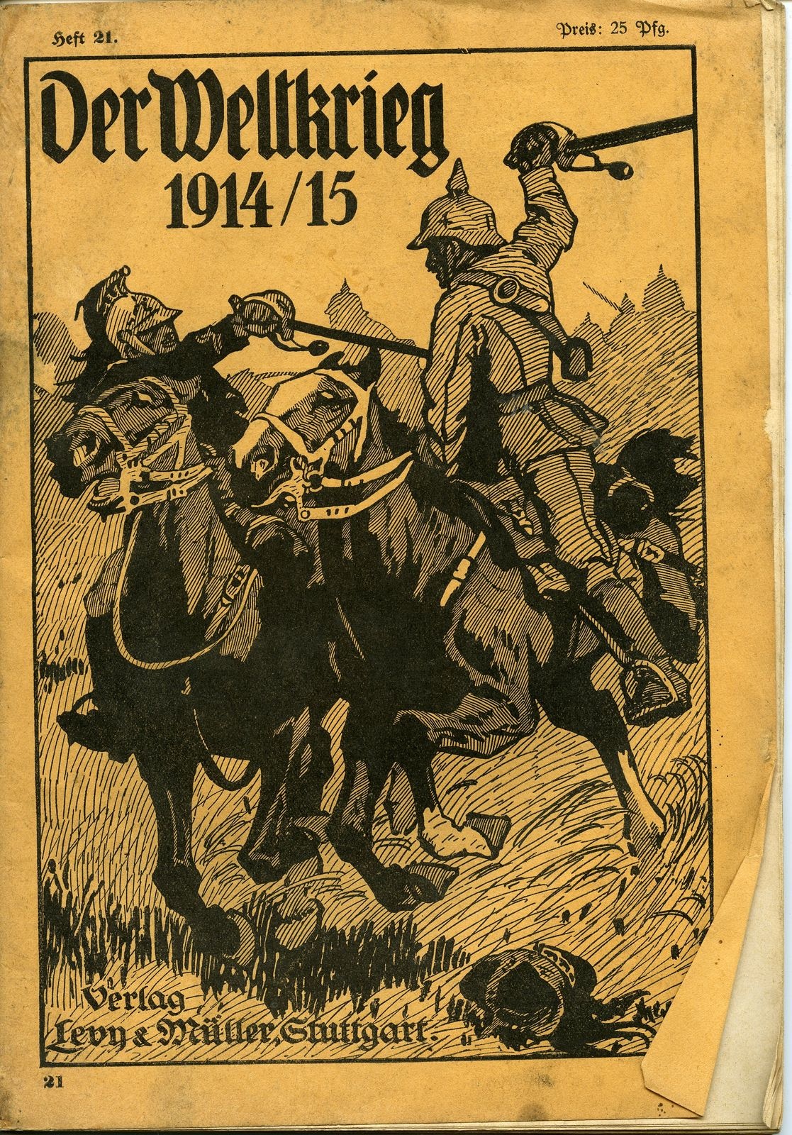 Zeitschrift "Der Weltkrieg 1914", Heft 21 (Historisches Museum der Pfalz, Speyer CC BY)