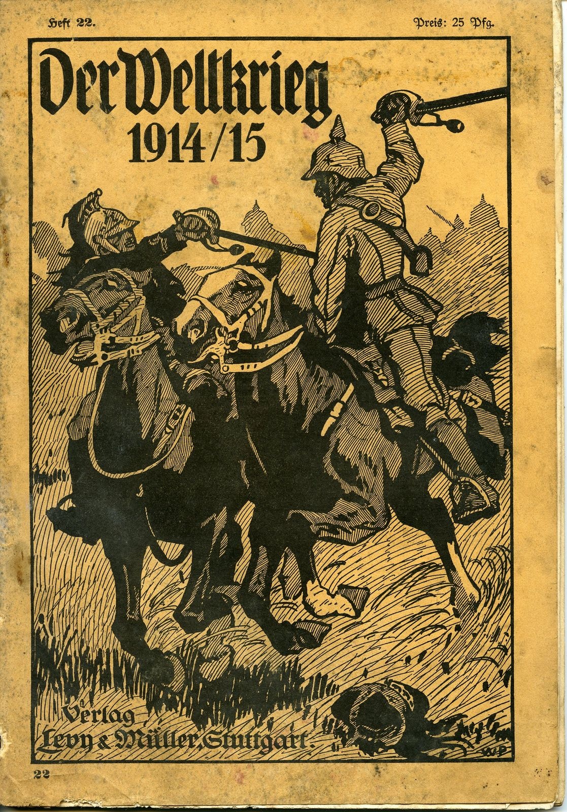 Zeitschrift "Der Weltkrieg 1914", Heft 22 (Historisches Museum der Pfalz, Speyer CC BY)
