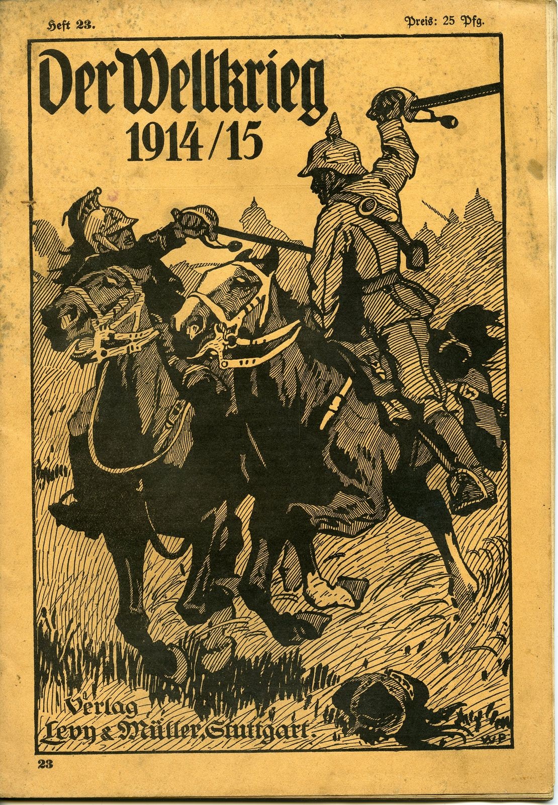 Zeitschrift "Der Weltkrieg 1914", Heft 23 (Historisches Museum der Pfalz, Speyer CC BY)