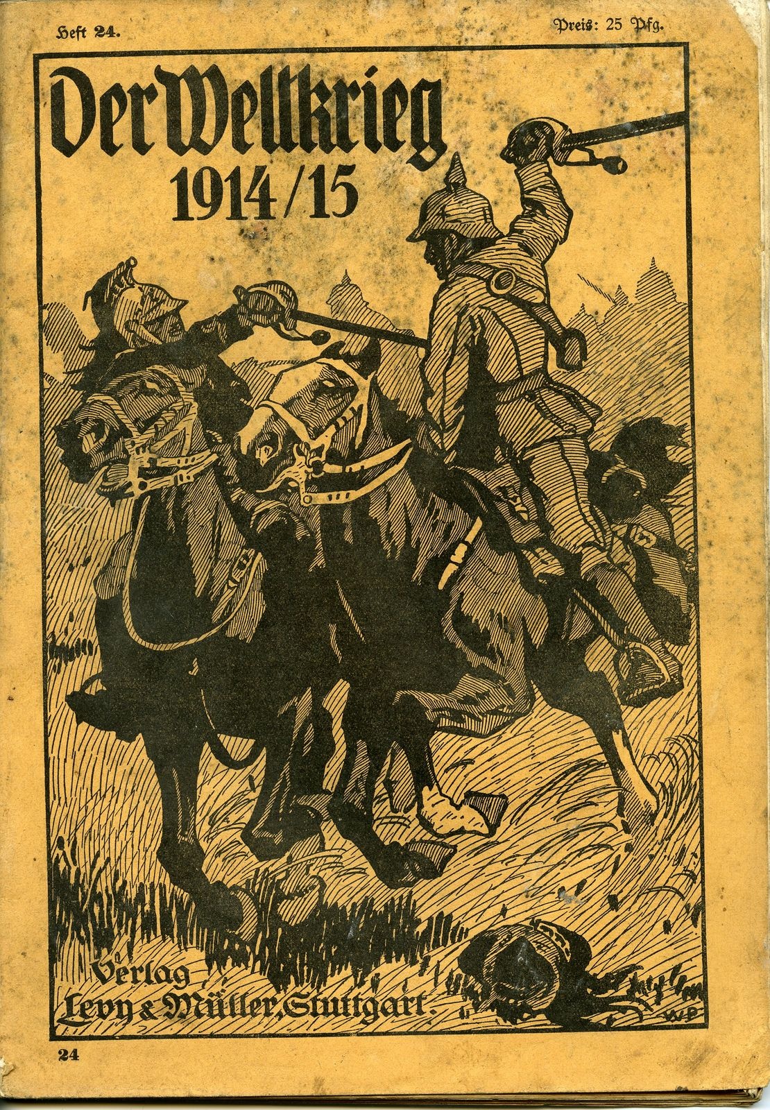 Zeitschrift "Der Weltkrieg 1914", Heft 24 (Historisches Museum der Pfalz, Speyer CC BY)
