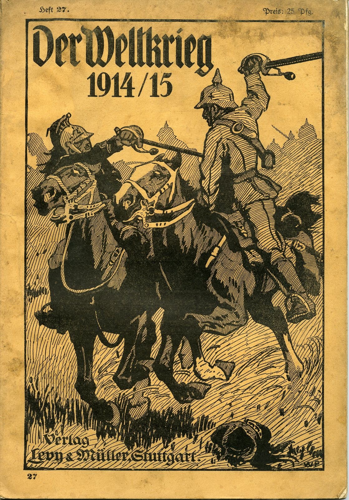 Zeitschrift "Der Weltkrieg 1914/15", Heft 27 (Historisches Museum der Pfalz, Speyer CC BY)