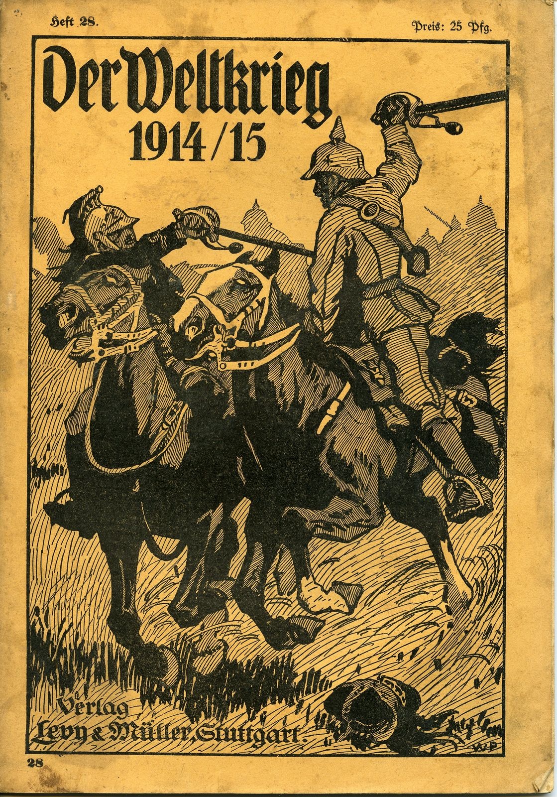 Zeitschrift "Der Weltkrieg 1914/15", Heft 28 (Historisches Museum der Pfalz, Speyer CC BY)