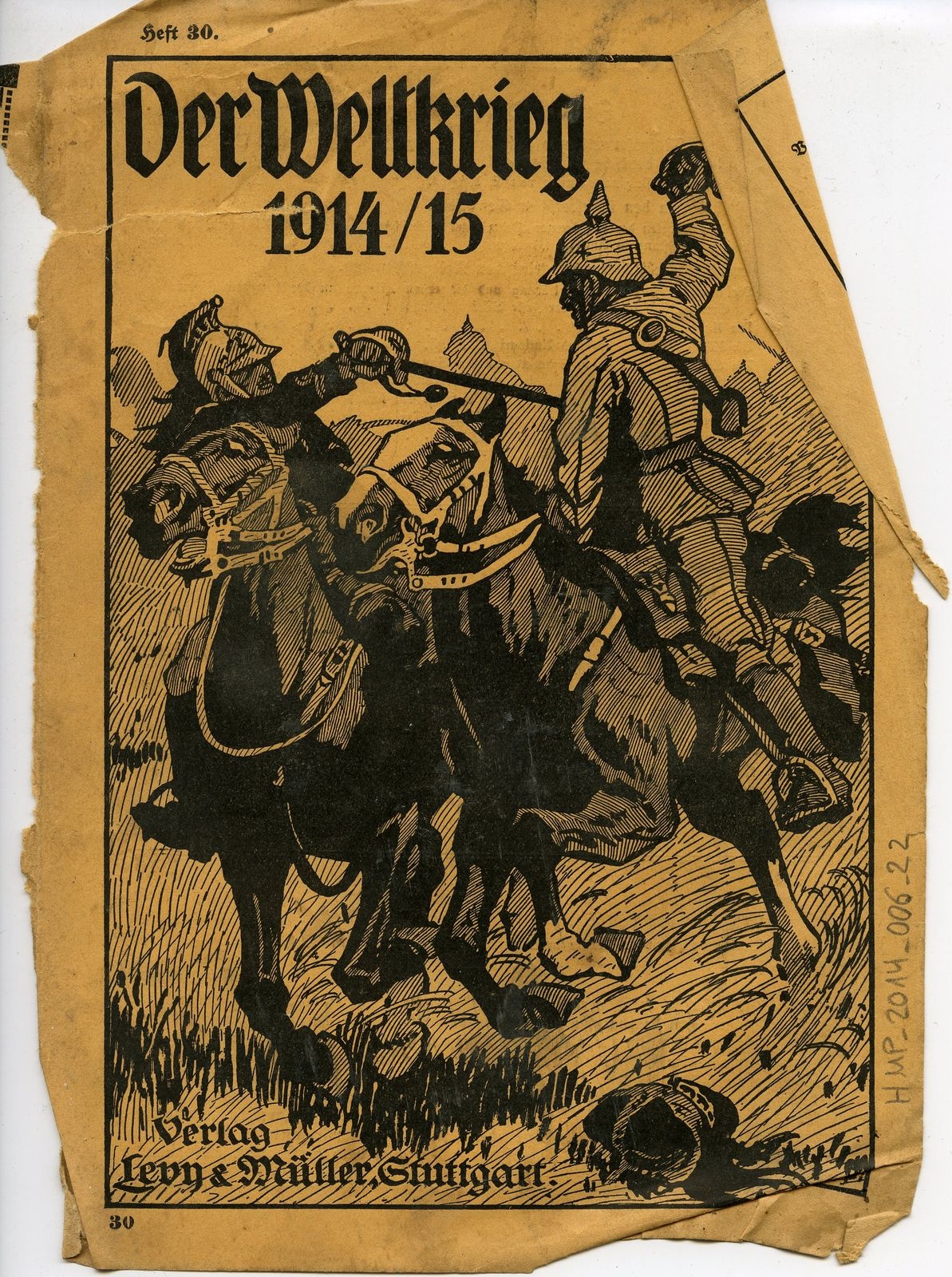 Zeitschrift "Der Weltkrieg 1914/15", Heft 30 (Historisches Museum der Pfalz, Speyer CC BY)