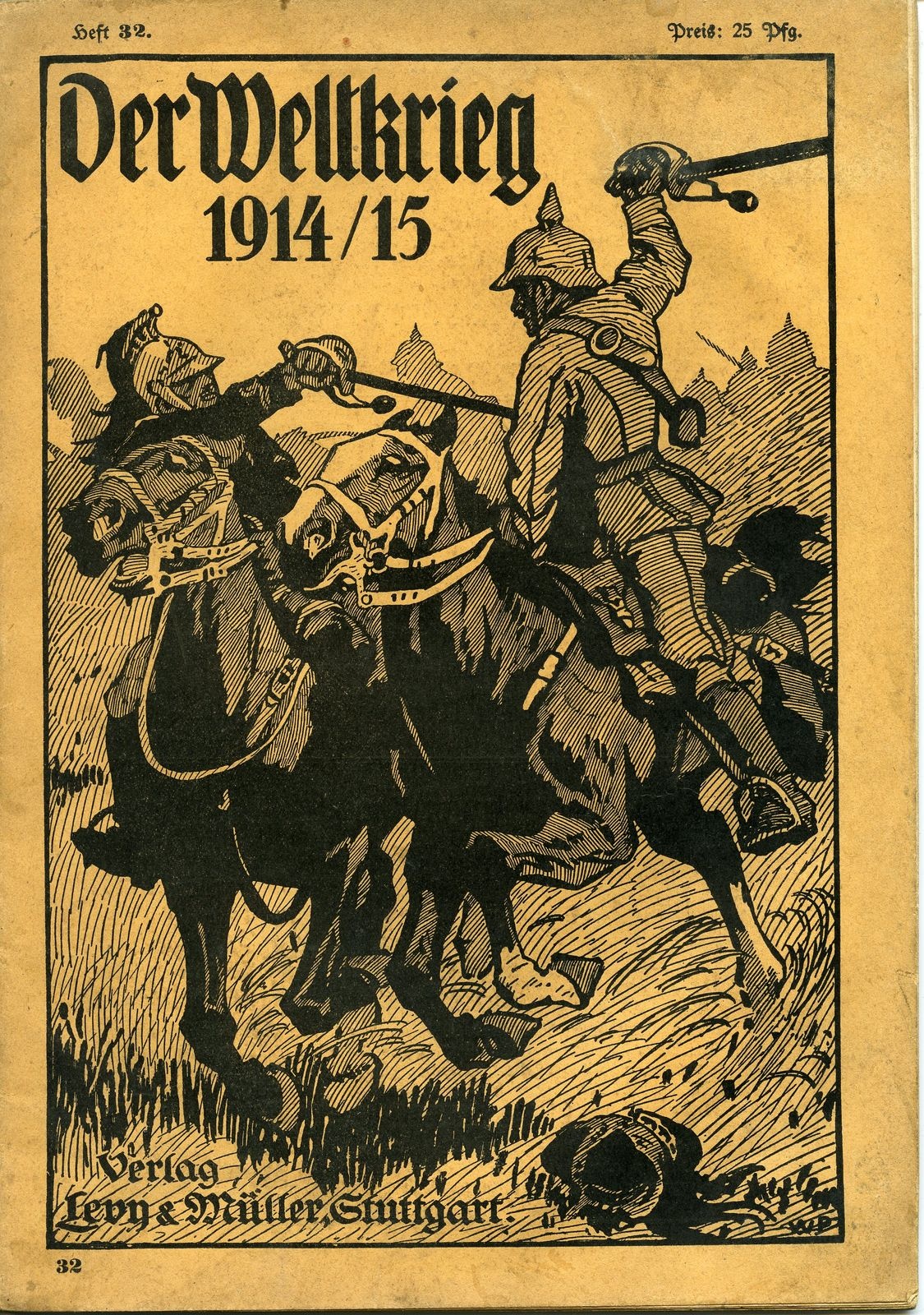 Zeitschrift "Der Weltkrieg 1914/15", Heft 32 (Historisches Museum der Pfalz, Speyer CC BY)