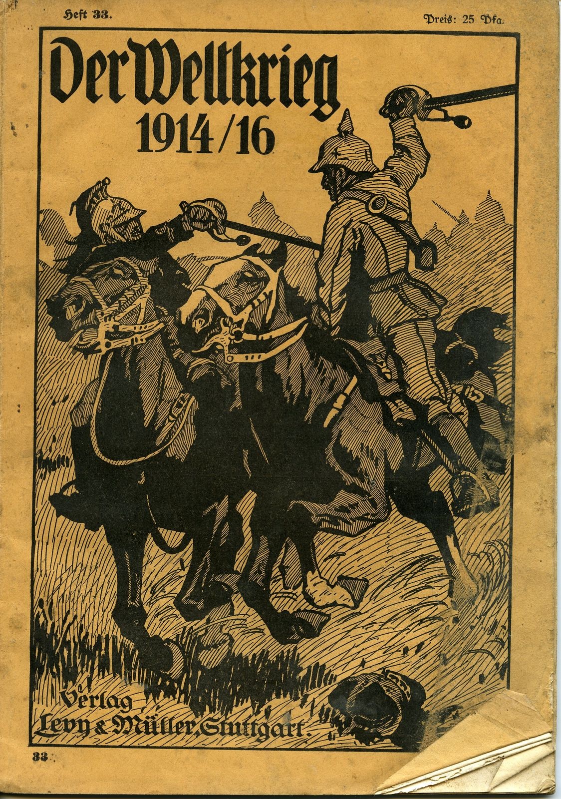 Zeitschrift "Der Weltkrieg 1914/15", Heft 33 (Historisches Museum der Pfalz, Speyer CC BY)