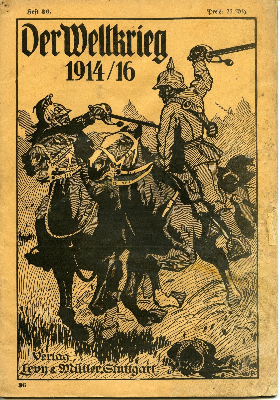Zeitschrift "Der Weltkrieg 1914/15", Heft 36 (Historisches Museum der Pfalz, Speyer CC BY)