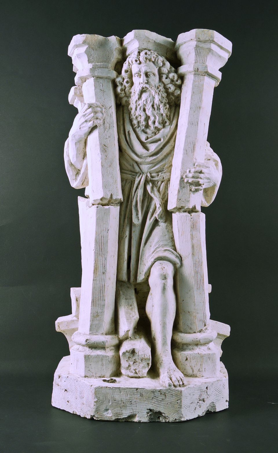 Samson zwischen zerbrochenen Säulen stehend (Historisches Museum der Pfalz, Speyer CC BY)