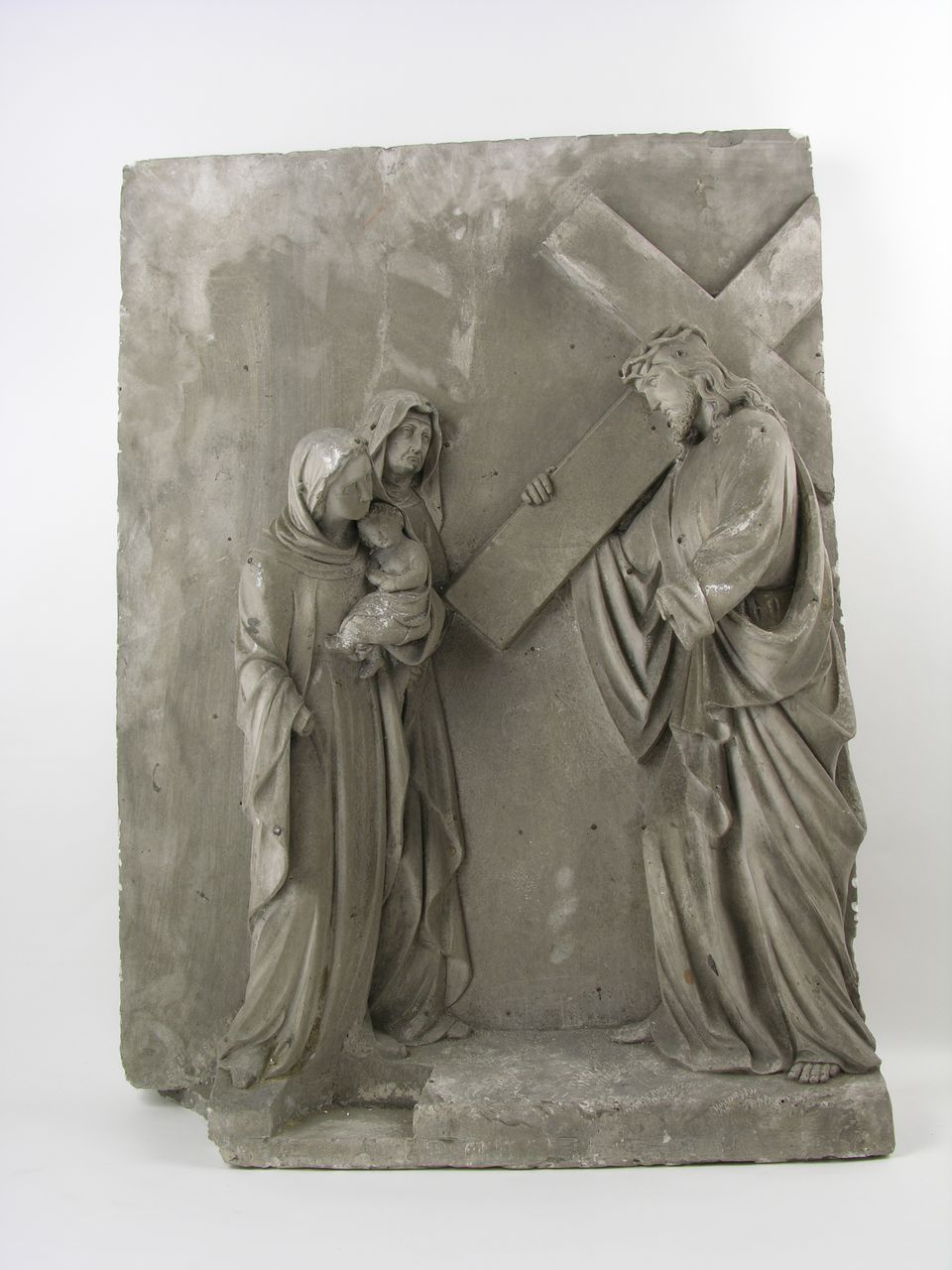 Kreuzwegszene, Jesus trifft zwei Frauen (Historisches Museum der Pfalz, Speyer CC BY)