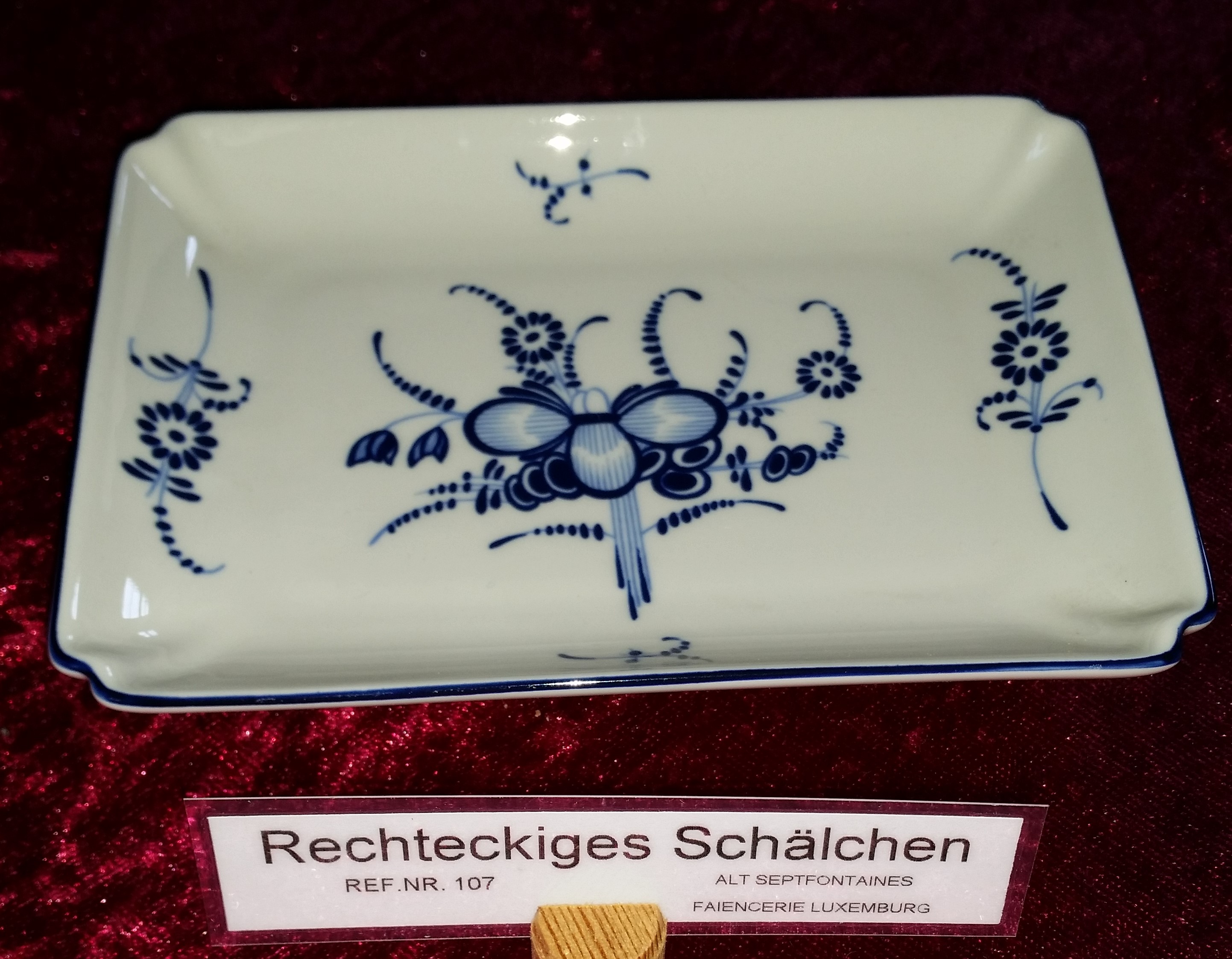 Schälchen, rechteckig (Villeroy&Boch) (Museum der Stadt Bad Bergzabern CC BY-NC-SA)