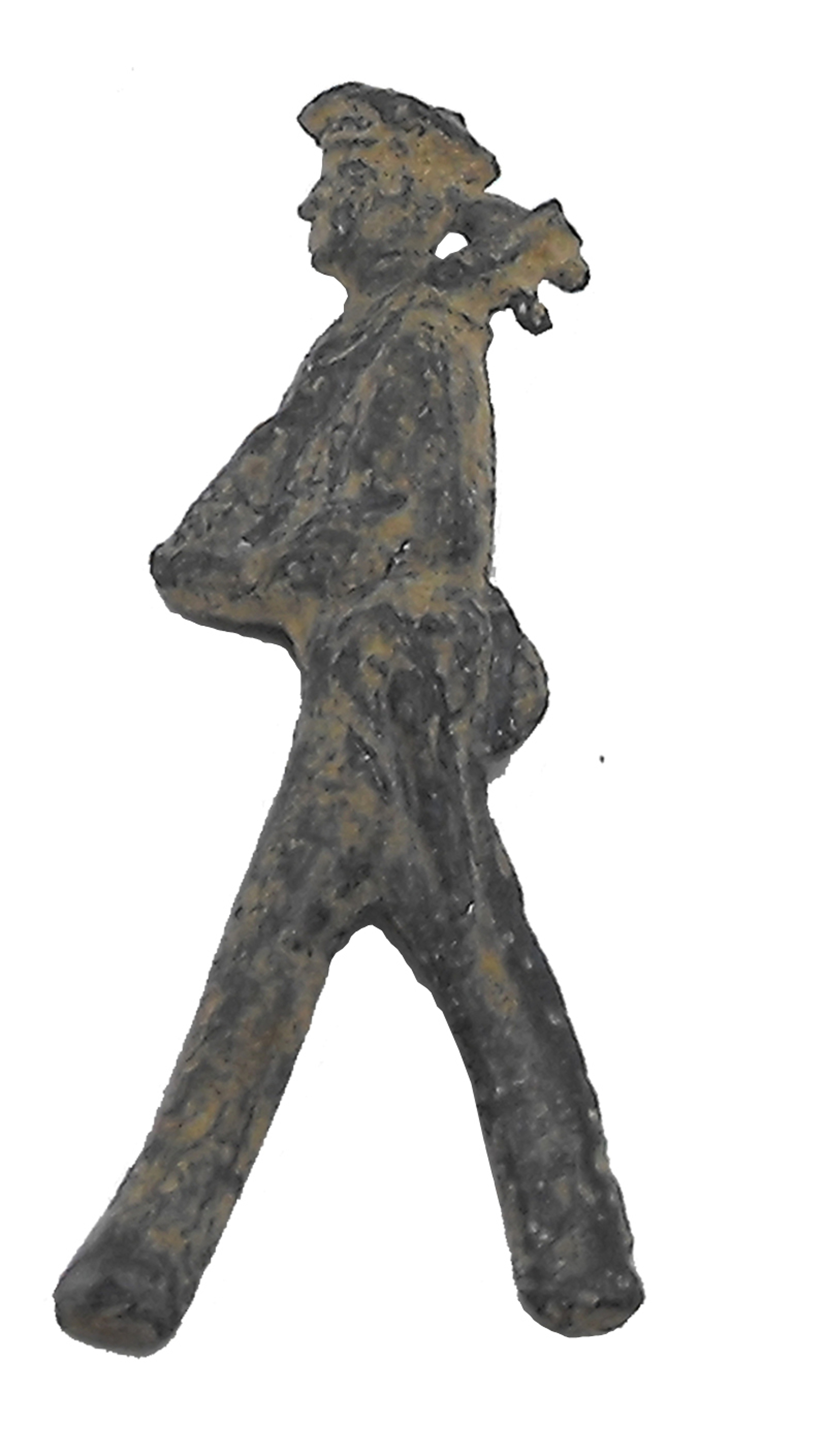 Spielfigur eines maschierenden Soldaten (Heimatmuseum und -Archiv Bad Bodendorf CC BY-NC-SA)