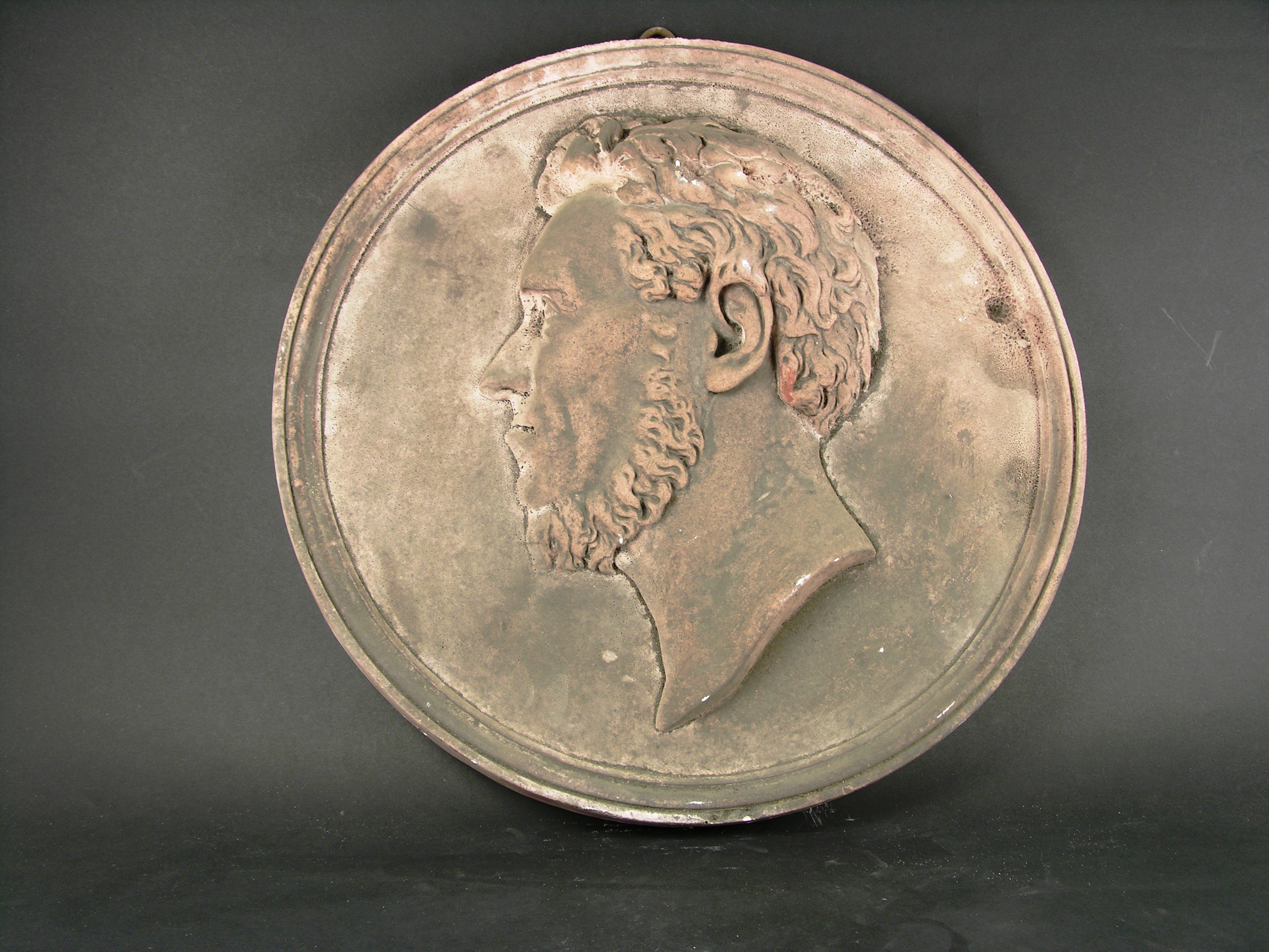 Medaille mit Profildarstellung eines bärtigen Mannes (Historisches Museum der Pfalz, Speyer CC BY)