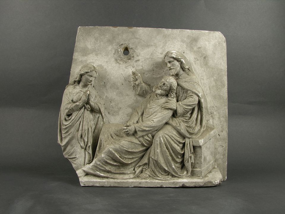Jesus Christus mit Maria Magdalena und Lazarus (Historisches Museum der Pfalz, Speyer CC BY)