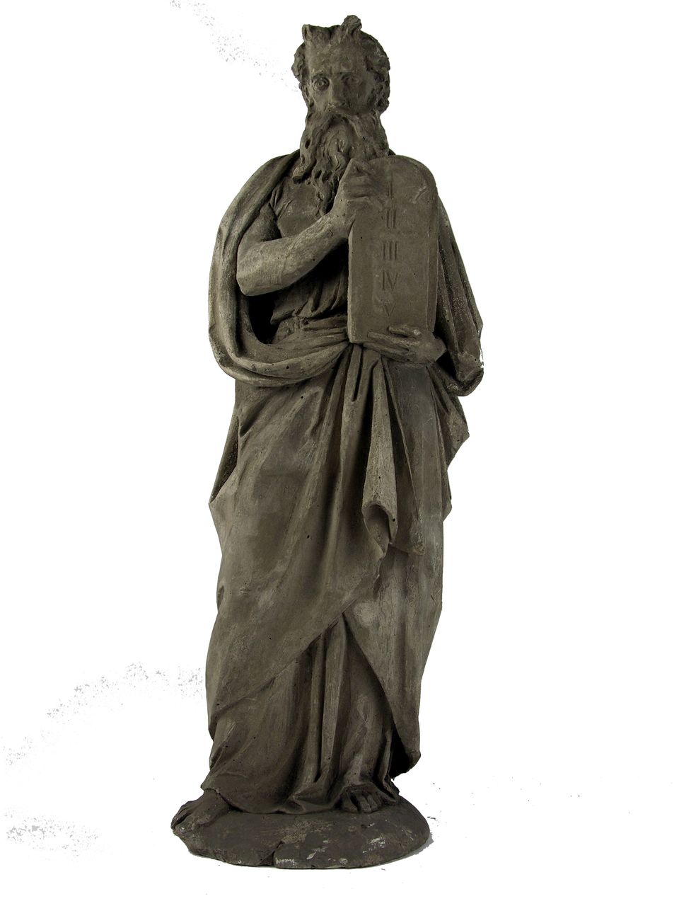 Gehörnter Moses mit Gesetzestafeln (Historisches Museum der Pfalz, Speyer CC BY)