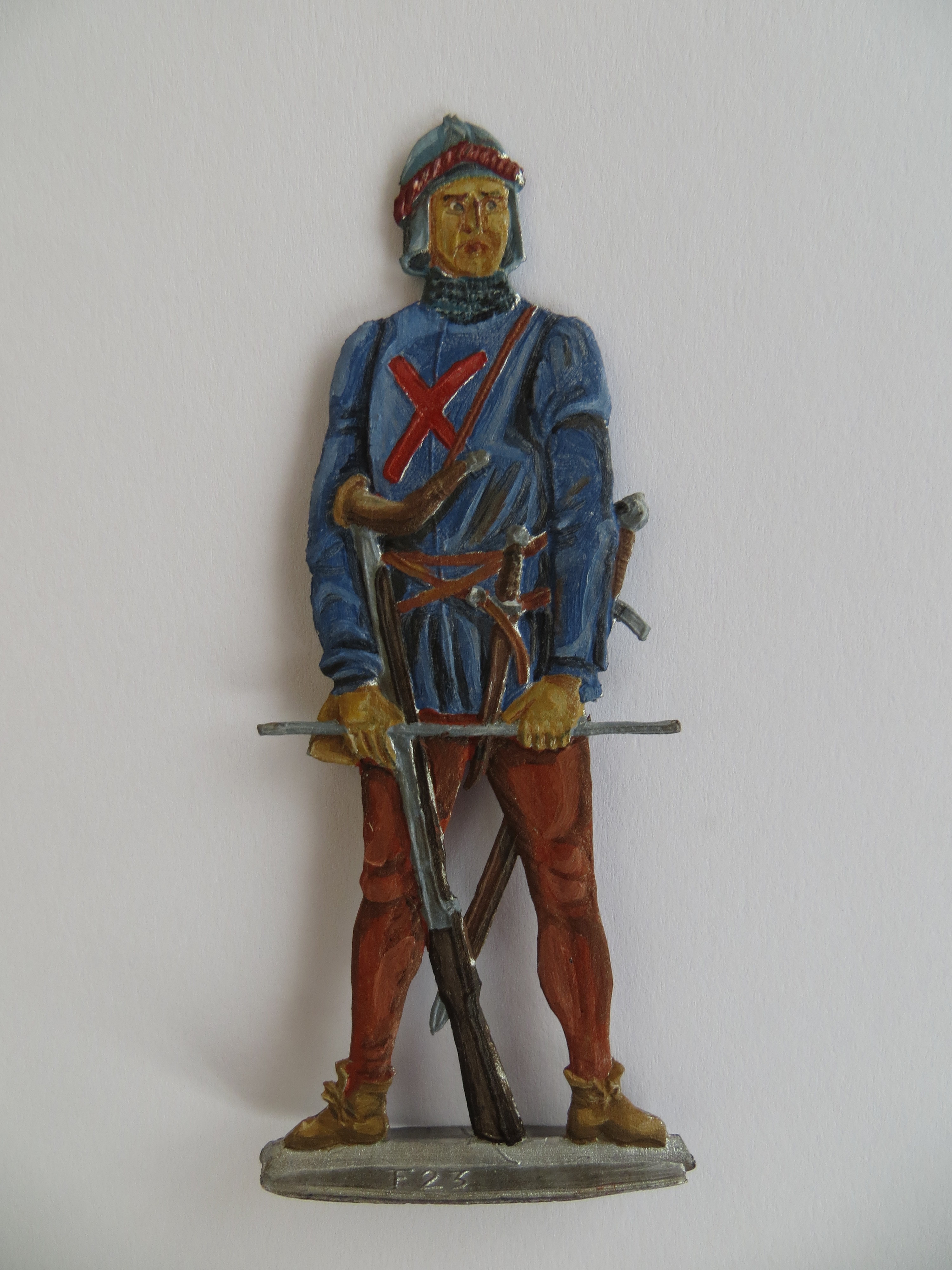 Zinnfigur bemalt, Personen aus der Geschichte Nr. 22 (Konvolut Schönhofen) (Museum der Stadt Bad Bergzabern CC BY-NC-SA)