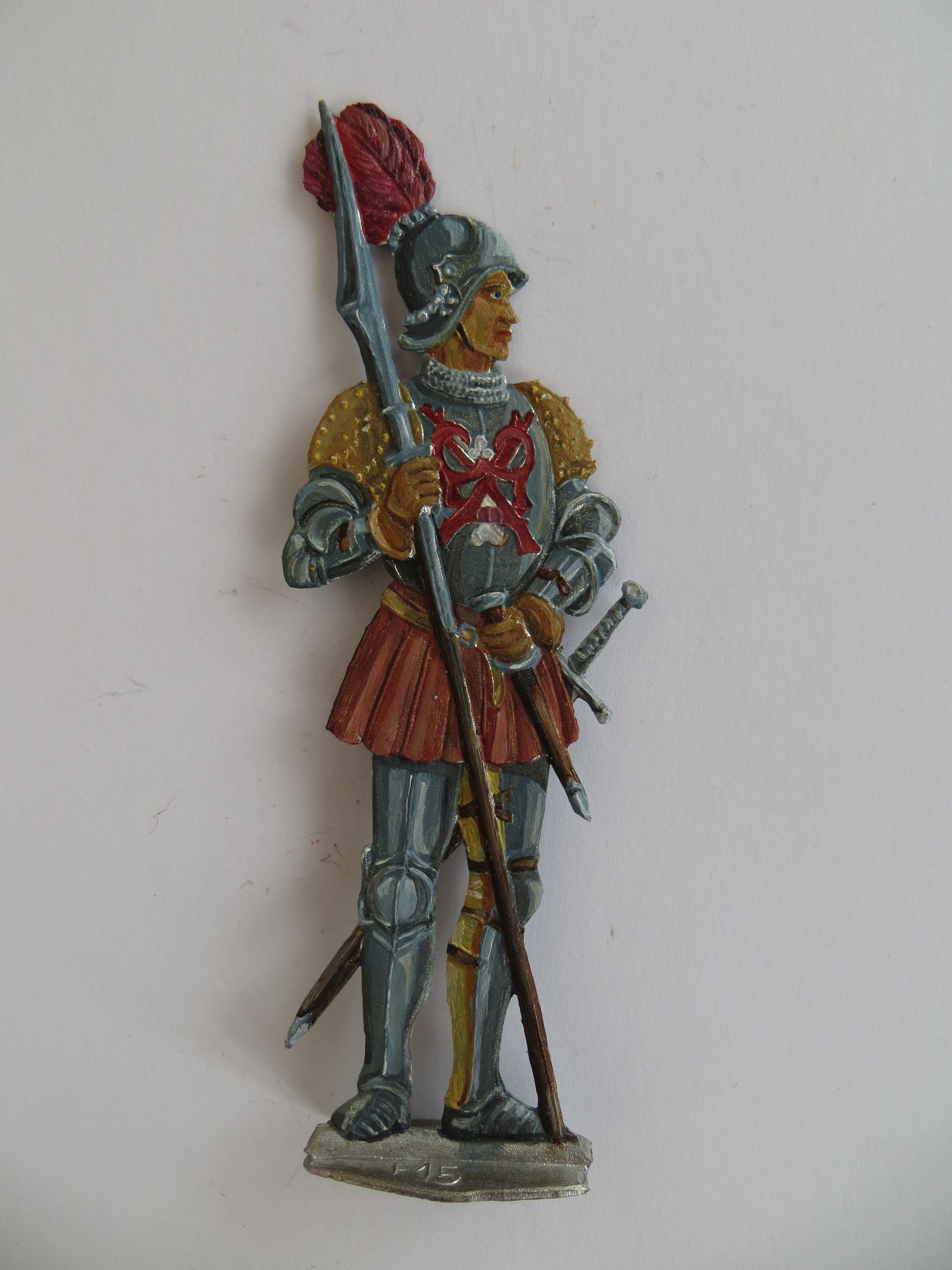 Zinnfigur bemalt, Personen aus der Geschichte Nr. 31 (Konvolut Schönhofen) (Museum der Stadt Bad Bergzabern CC BY-NC-SA)