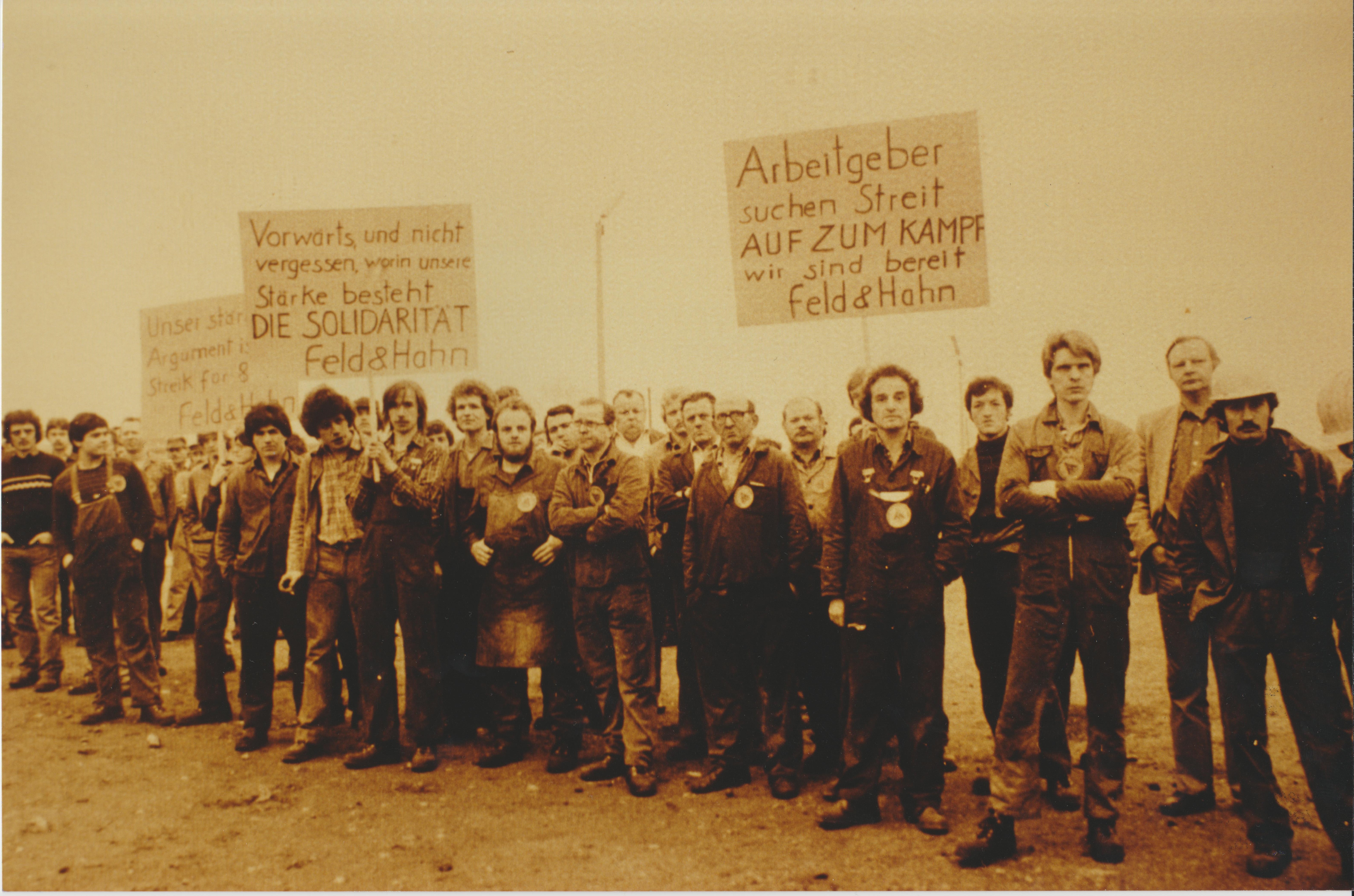 Firma "Feld & Hahn" Bendorf, Streik 1982 (REM CC BY-NC-SA)
