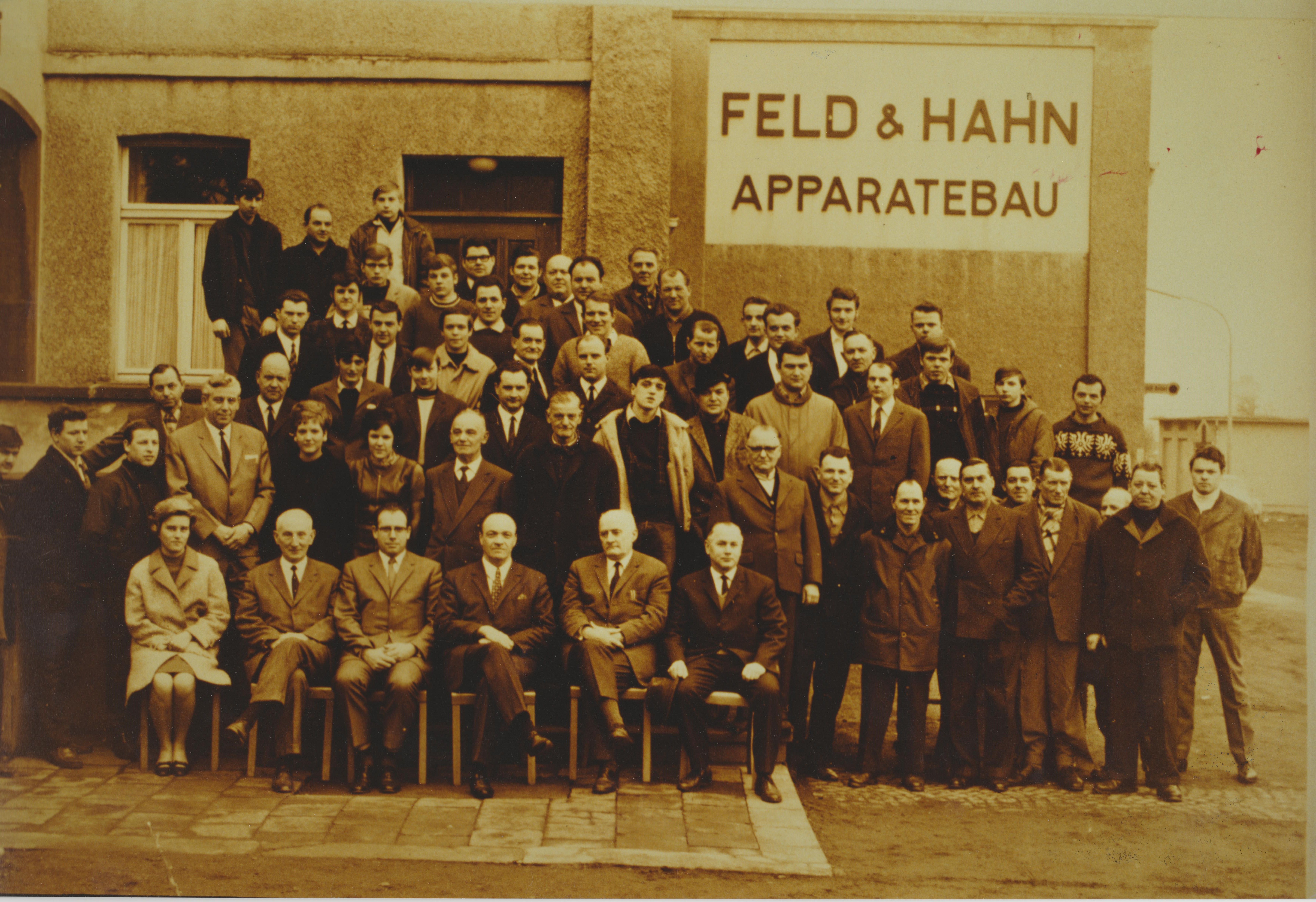 Firma "Feld & Hahn" Bendorf, Belegschaft 1969 (REM CC BY-NC-SA)