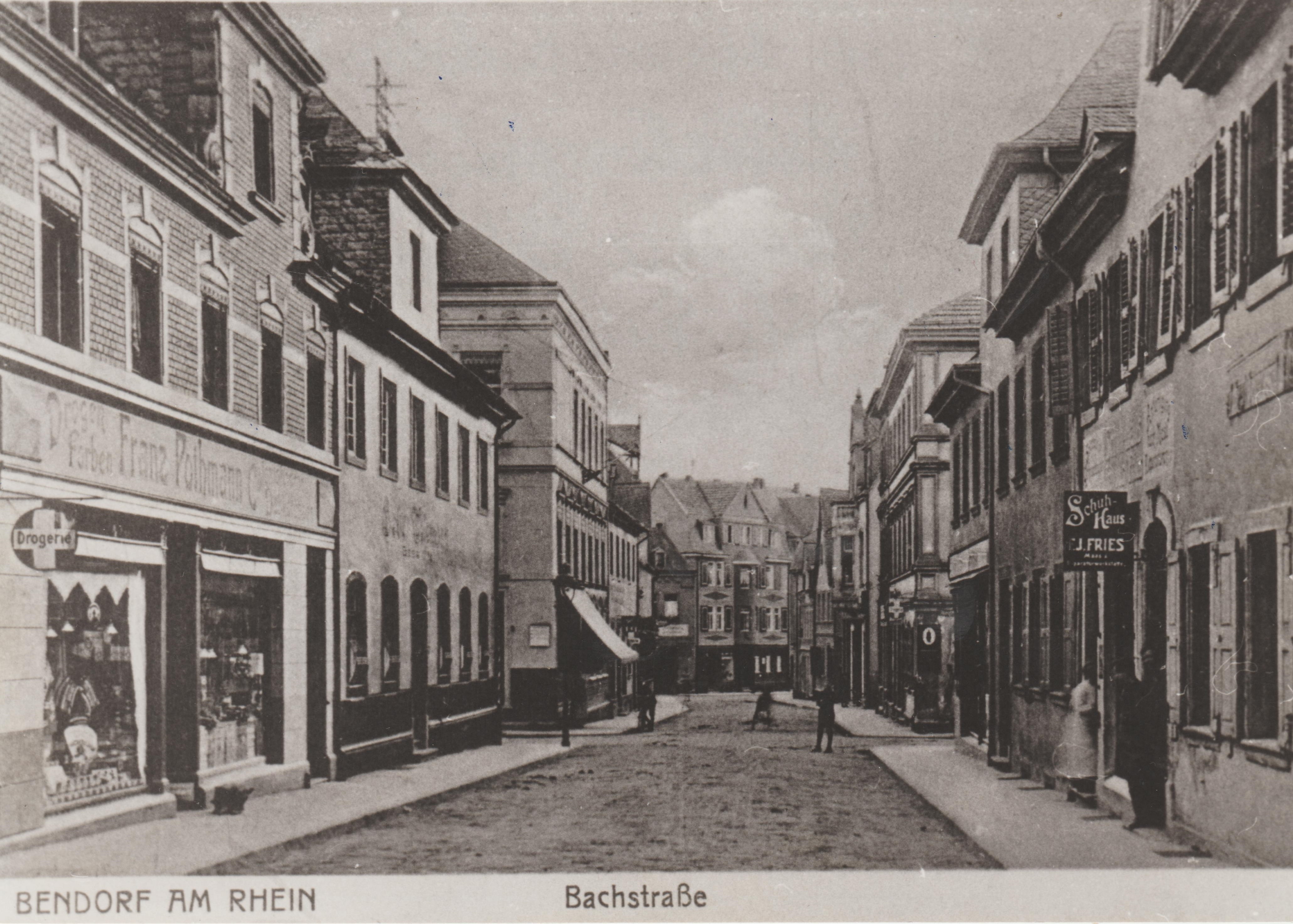 Bachstrasse in Bendorf 1927/28 (REM CC BY-NC-SA)