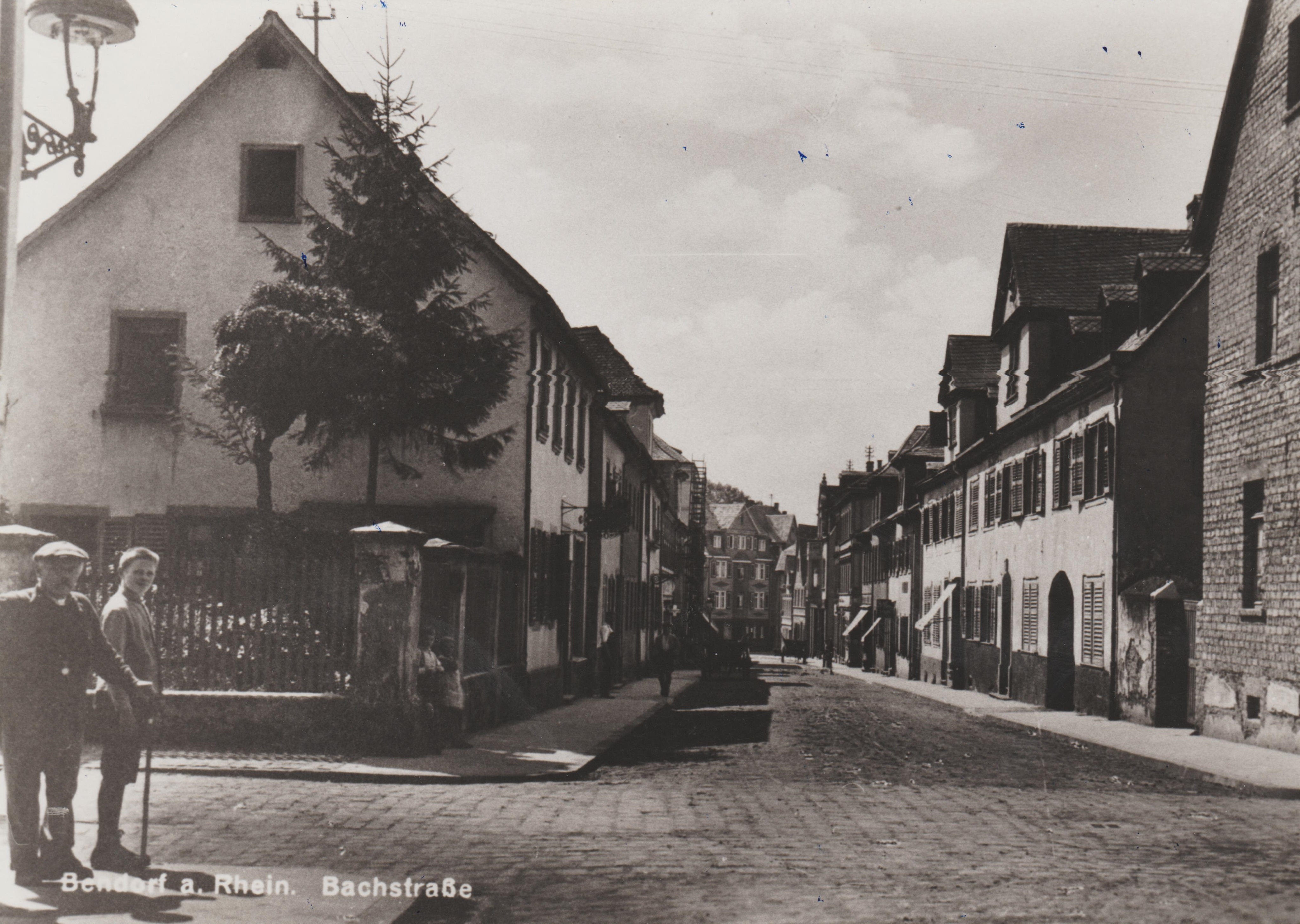 Obere Bachstrasse in Bendorf um 1930 (REM CC BY-NC-SA)