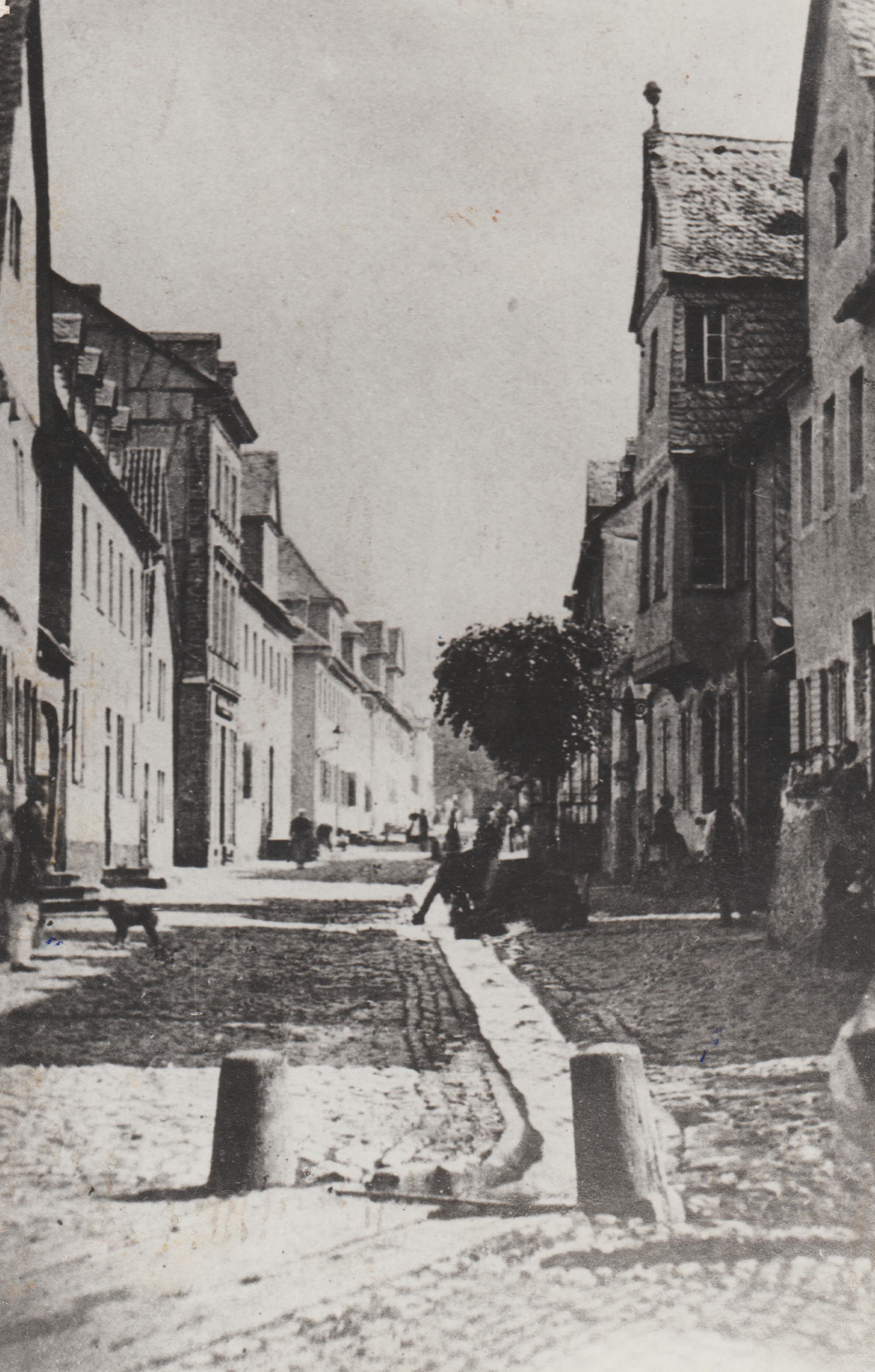 Mittlere Bachstrasse in Bendorf um 1880 (REM CC BY-NC-SA)