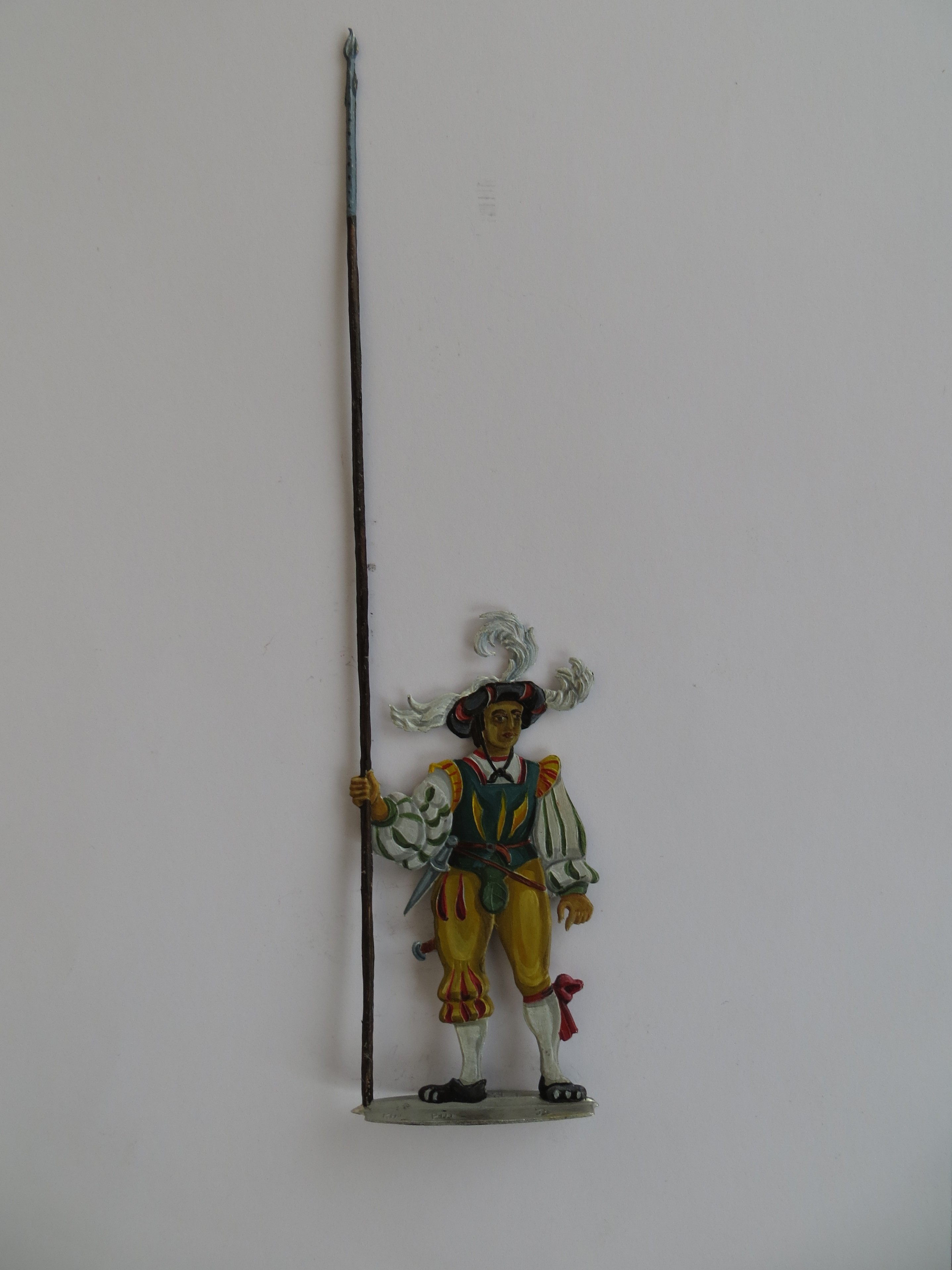 Zinnfigur bemalt, Landsknecht Nr. 51 (Museum der Stadt Bad Bergzabern CC BY-NC-SA)