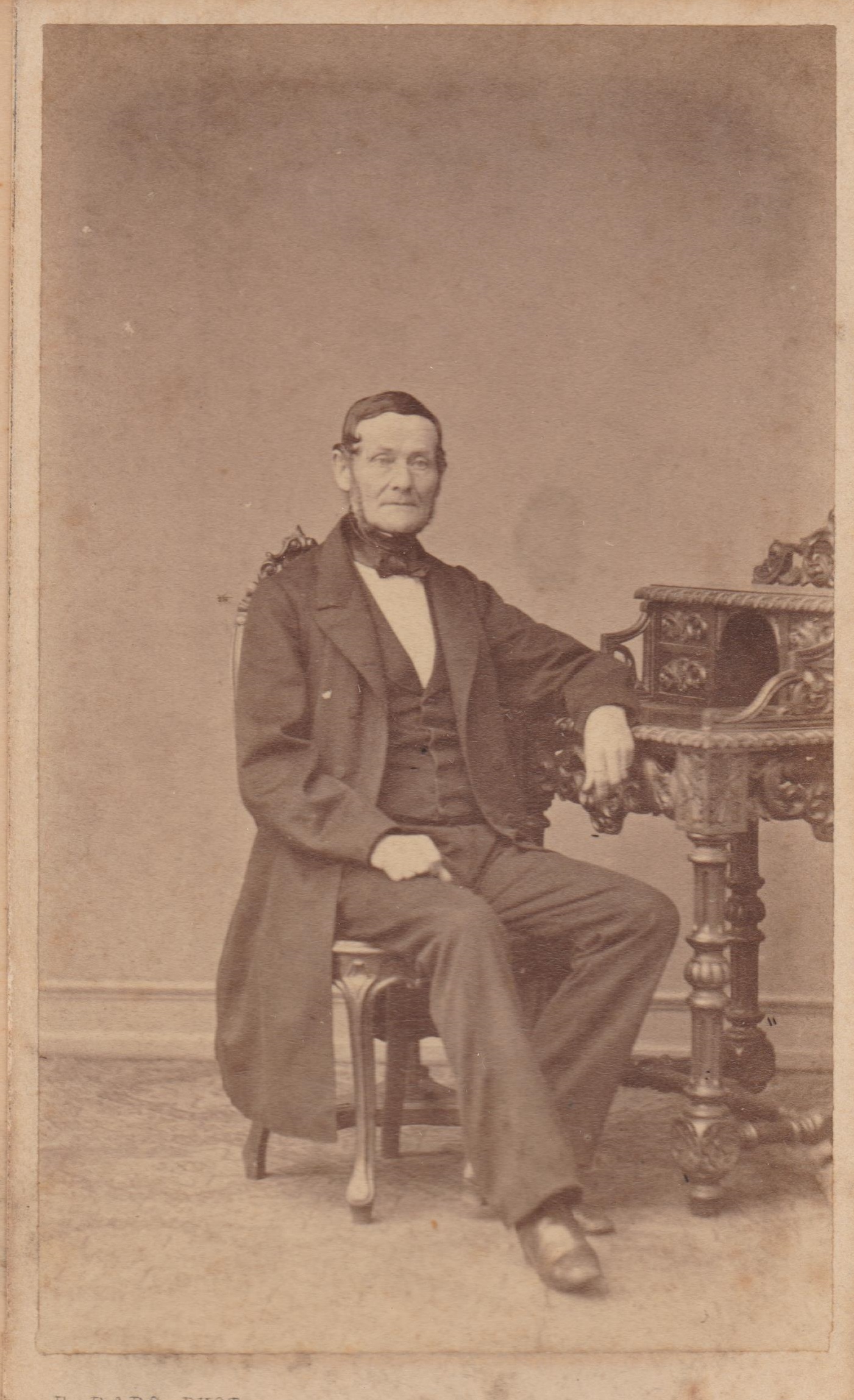 Portrait von J. Pf. Verwer, Bürgermeister in Bendorf von 1836 bis 1853 (Stiftung Sayner Hütte, Rheinisches Eisenkunstguss-Museum CC BY-NC-SA)