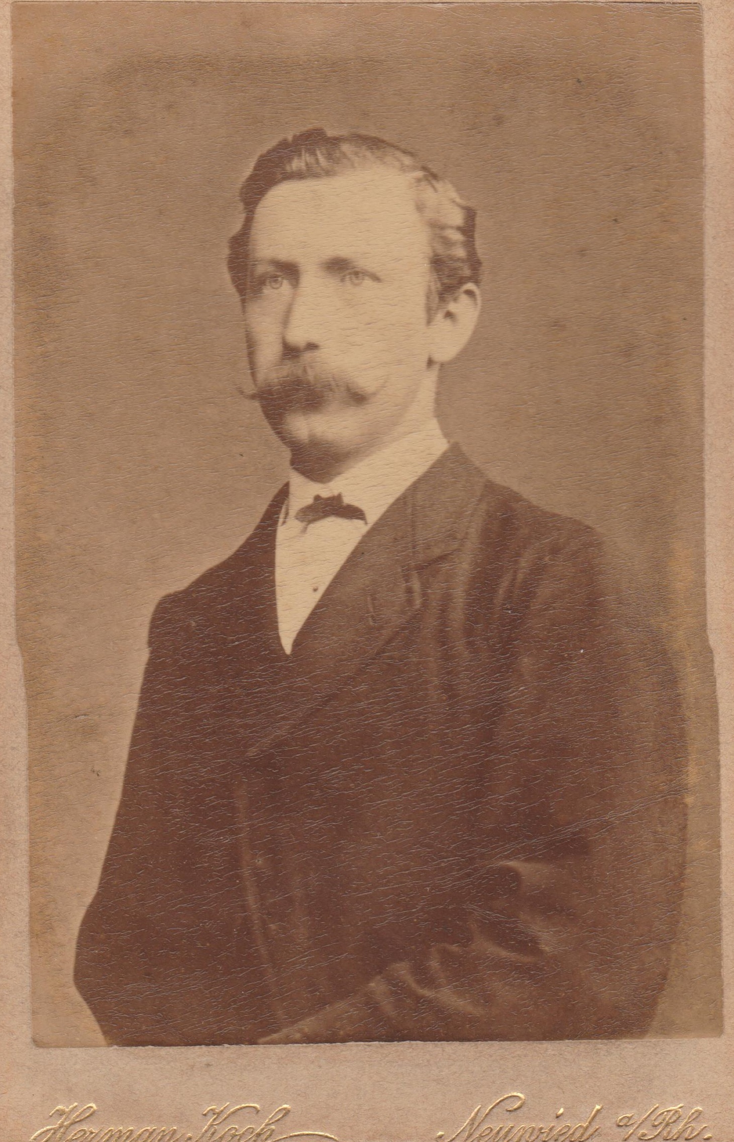 Portrait von Rudolf Rudhard, Fabrikant in Bendorf 1870 (REM CC BY-NC-SA)