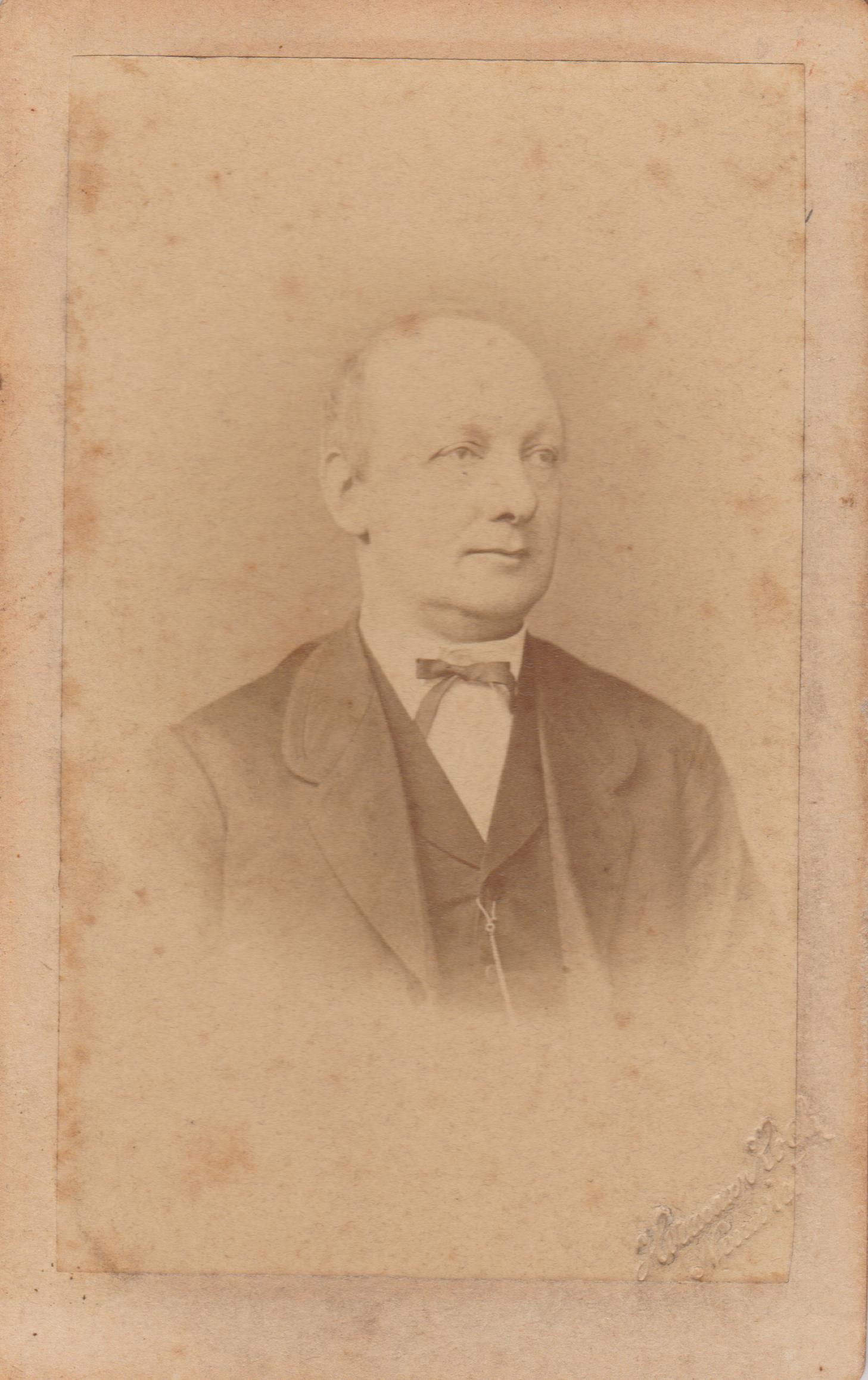 Portrait von AugustTilemann, Großkaufmann in Bendorf 1872 (REM CC BY-NC-SA)