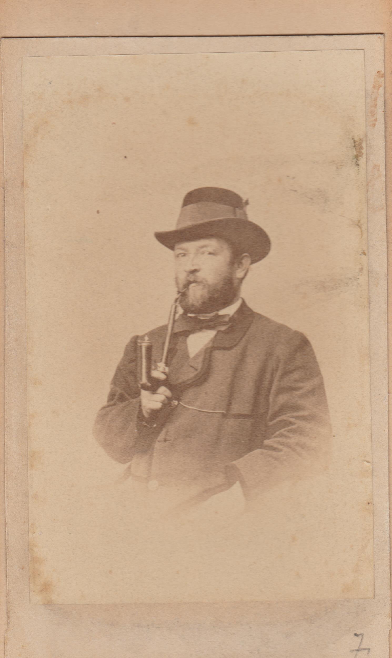 Portrait von Karl Wickel, Kaufmann in Mülhofen, 1875 (REM CC BY-NC-SA)