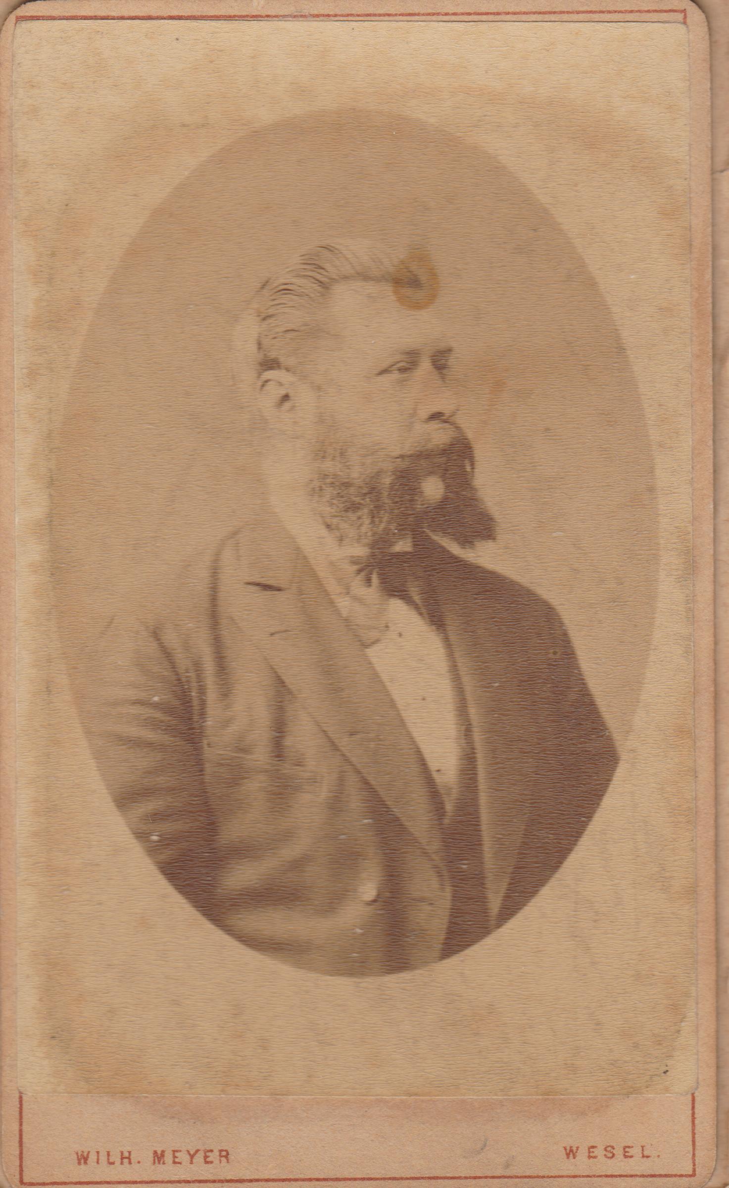 Portrait von Heinrich van Doornick, Fabrikgründer 1873 (REM CC BY-NC-SA)