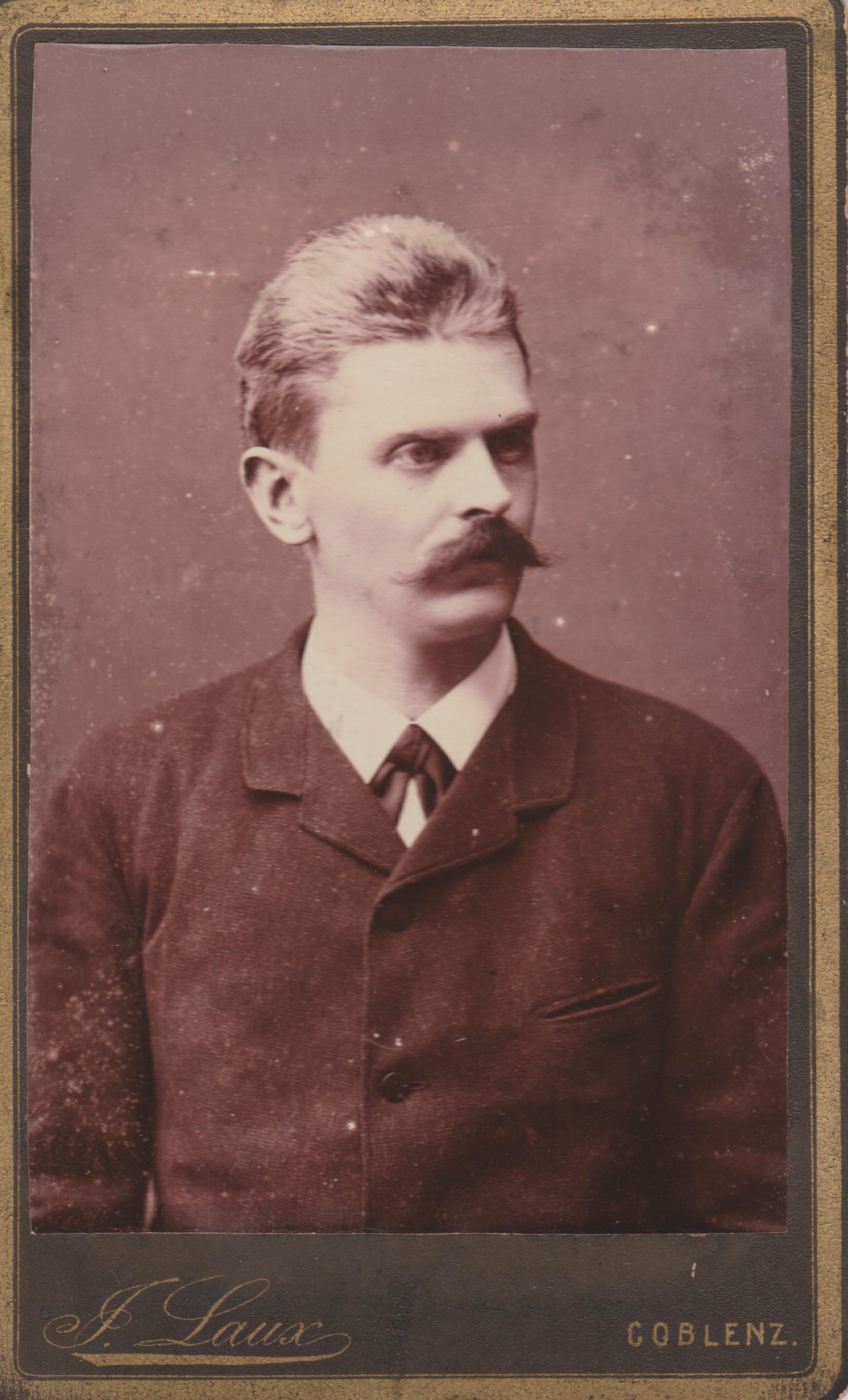 Portrait von Gottfried Eiffler um 1890, Bendorfer Geschäftsmann (REM CC BY-NC-SA)