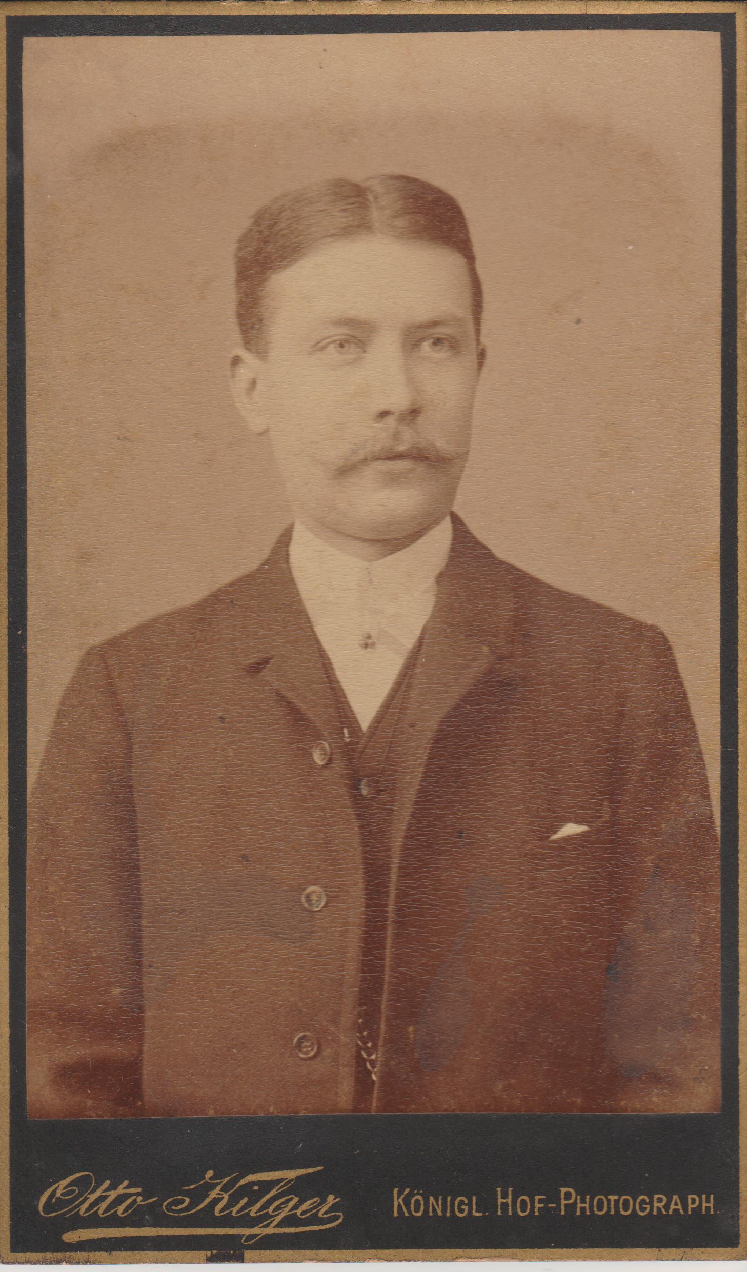 Portrait von Willi Richarz, Fabrikant in Bendorf 1890 (REM CC BY-NC-SA)