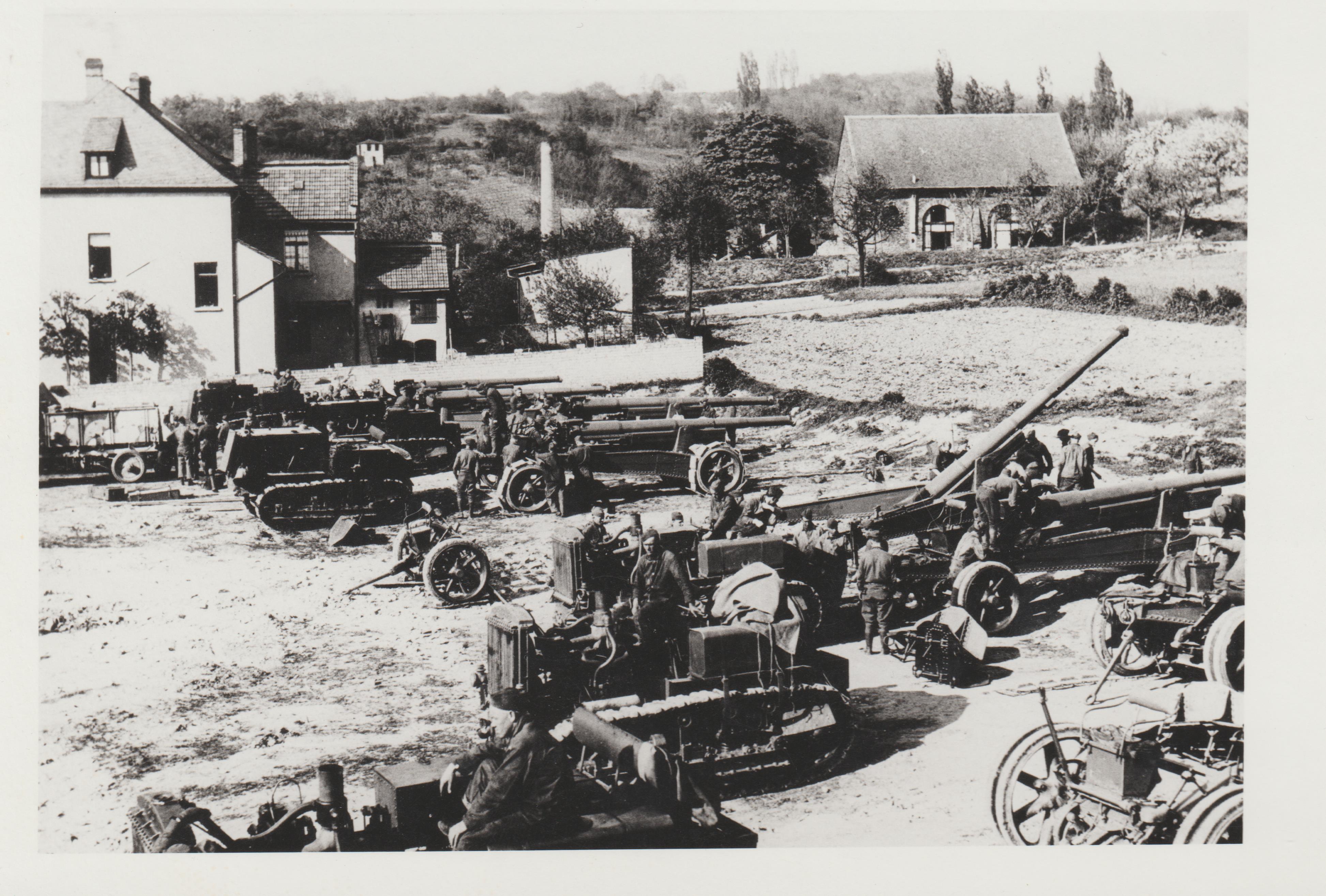 Amerikanische Artilleriestellung am "Gasthaus Oberhof" in der Mühlenstrasse in Bendorf (REM CC BY-NC-SA)