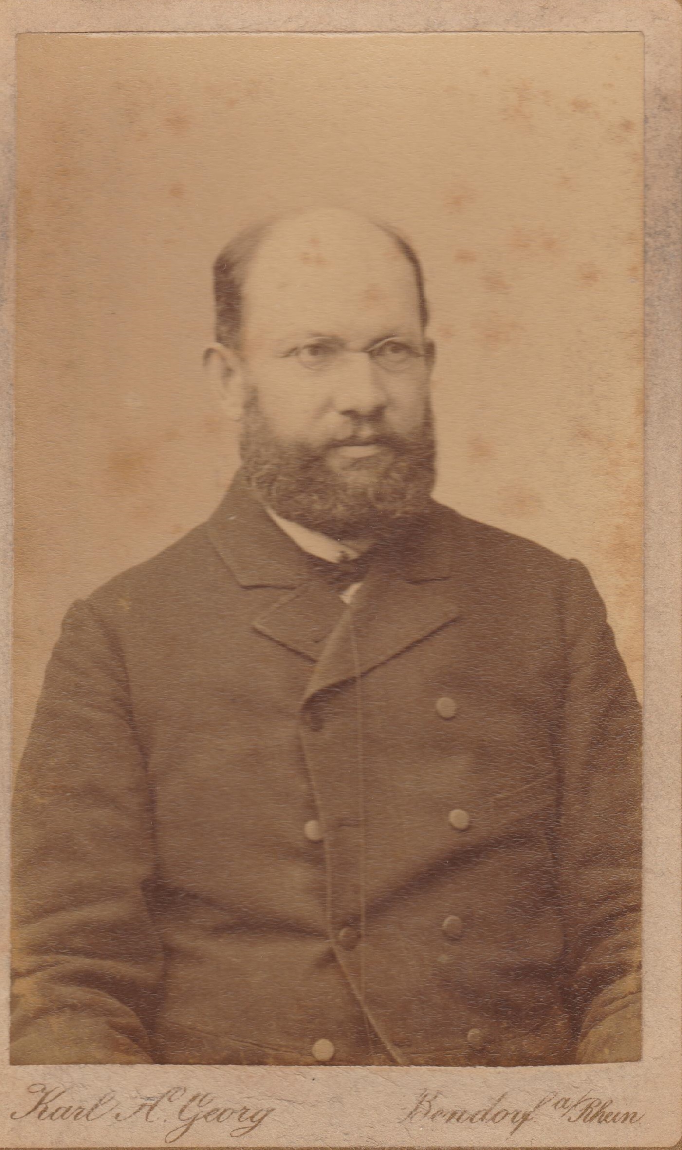 Portrait von Joh. Adam Thomas, Bürgermeister in Bendorf 1884-1905 (REM CC BY-NC-SA)