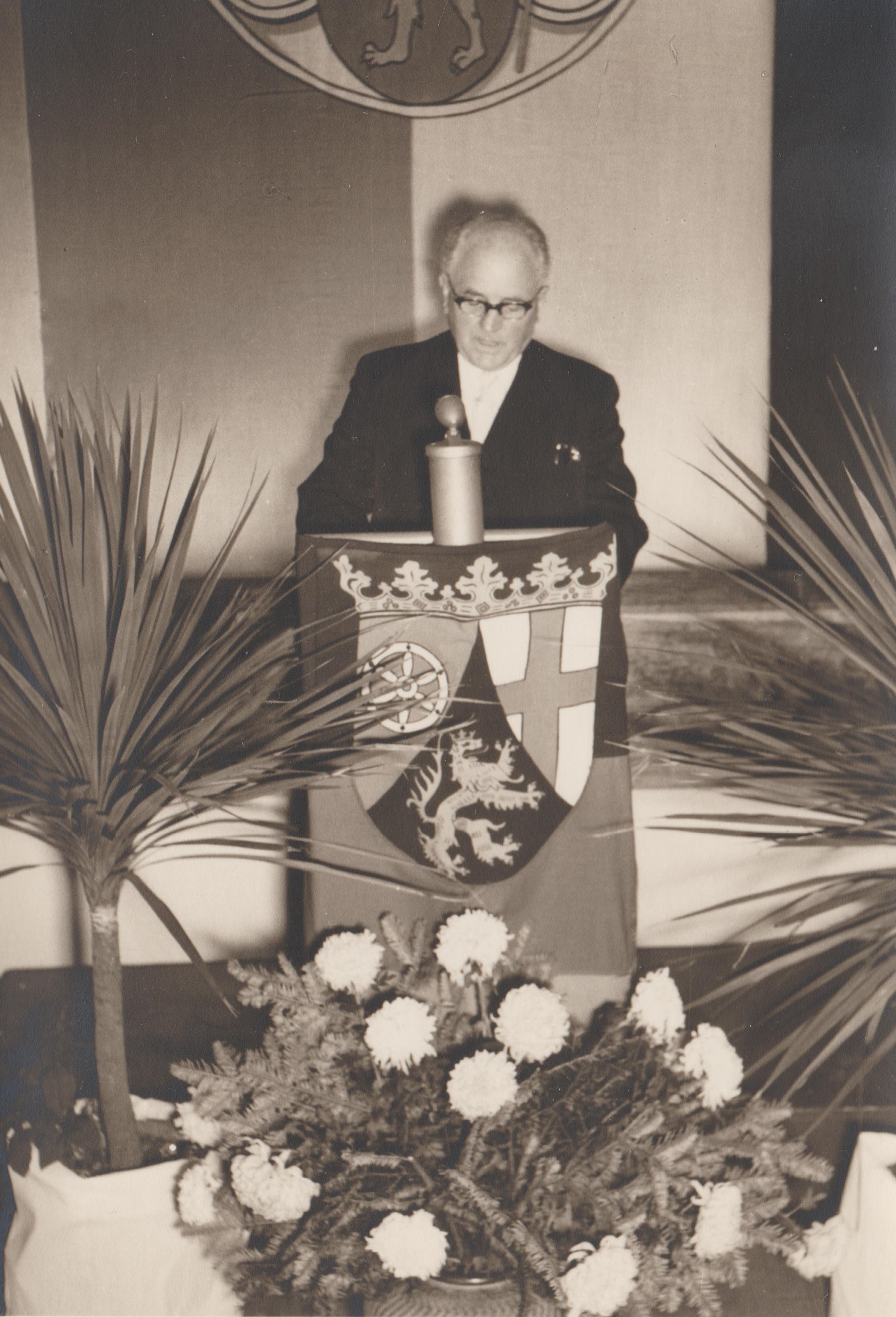 Amtseinführung von Bürgermeister Karl Schön, Bendorf 1967 (REM CC BY-NC-SA)